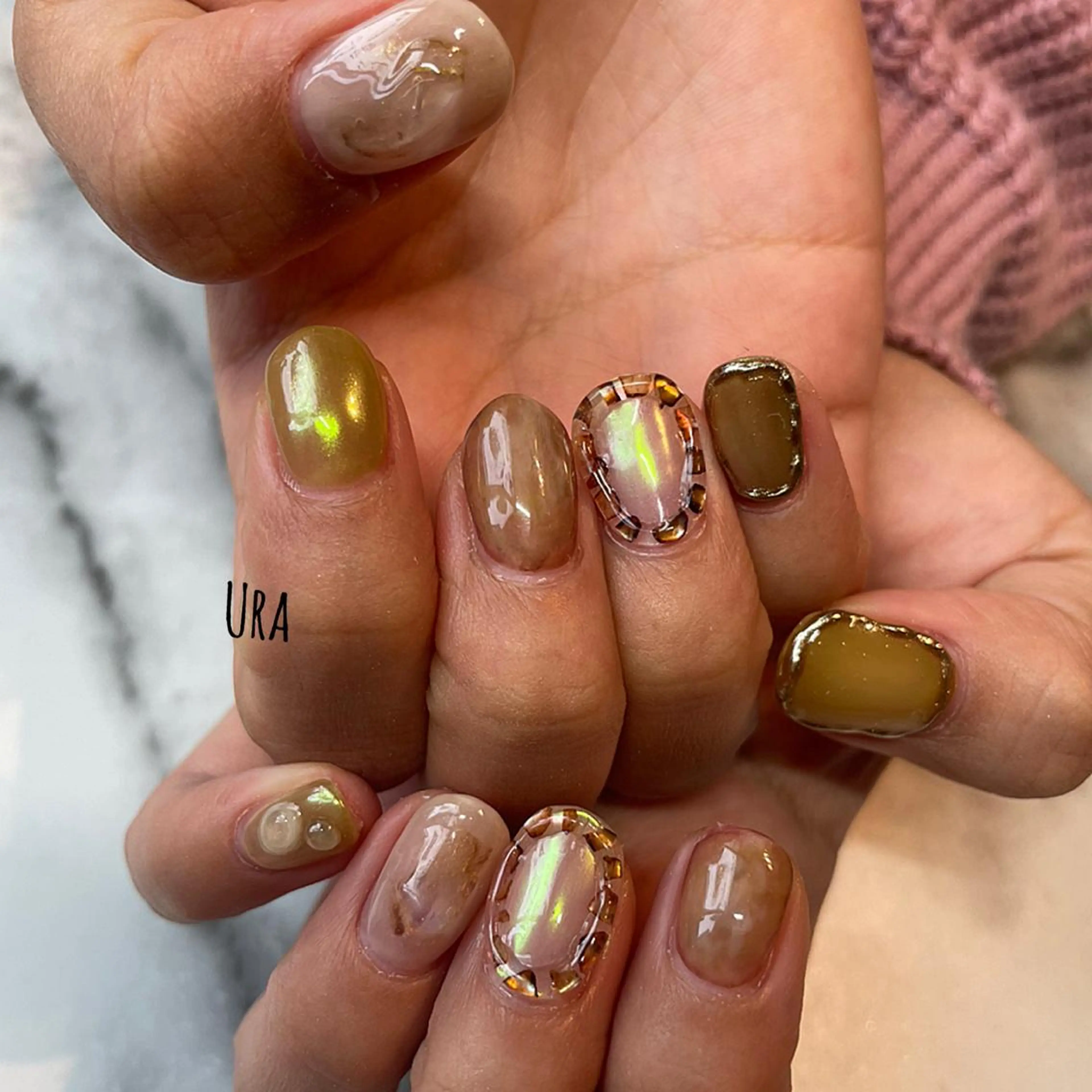 ネイル ハンドネイル UrakoNail 《nail》のネイルデザイン