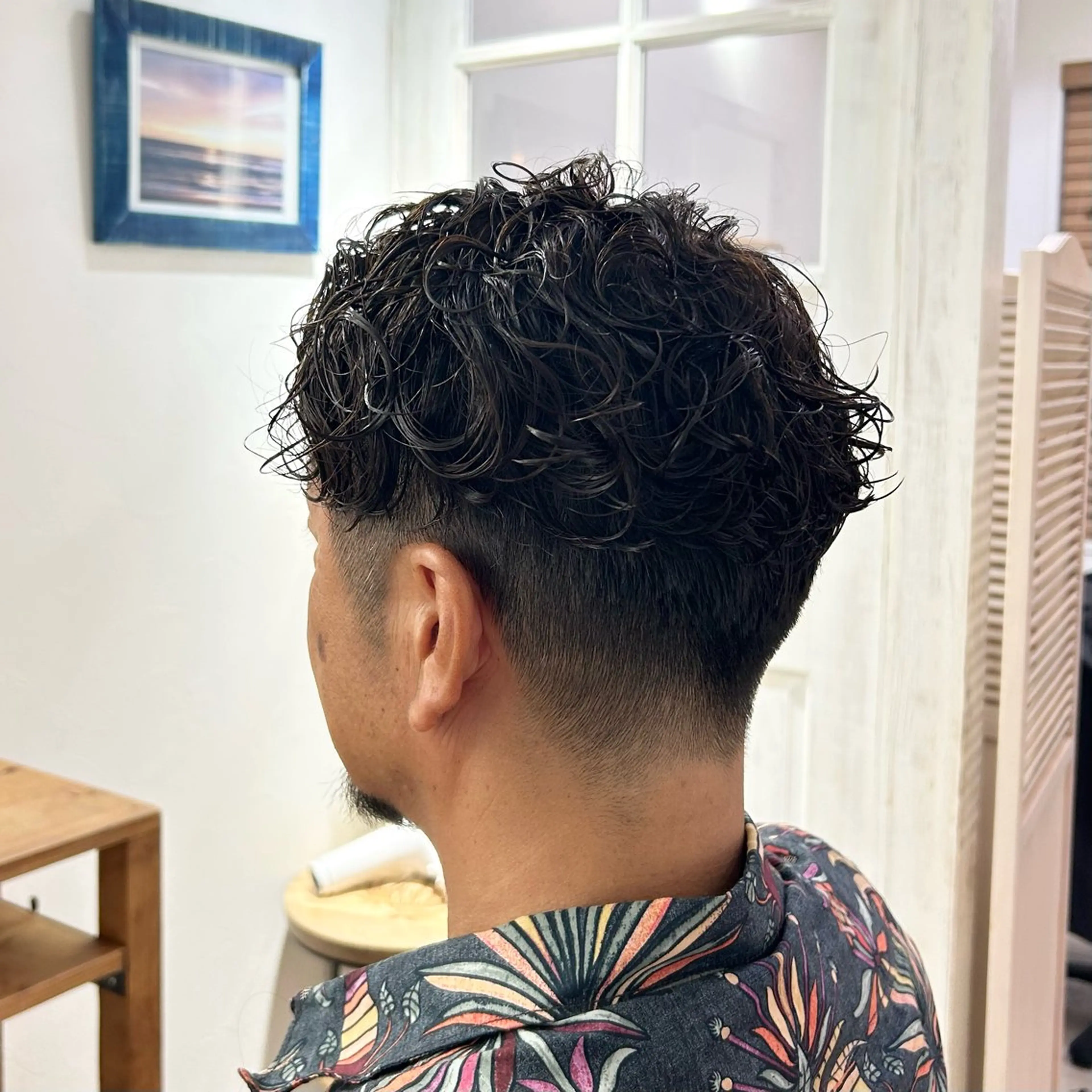 パーマ メンズ 関野 大悟のヘアスタイル