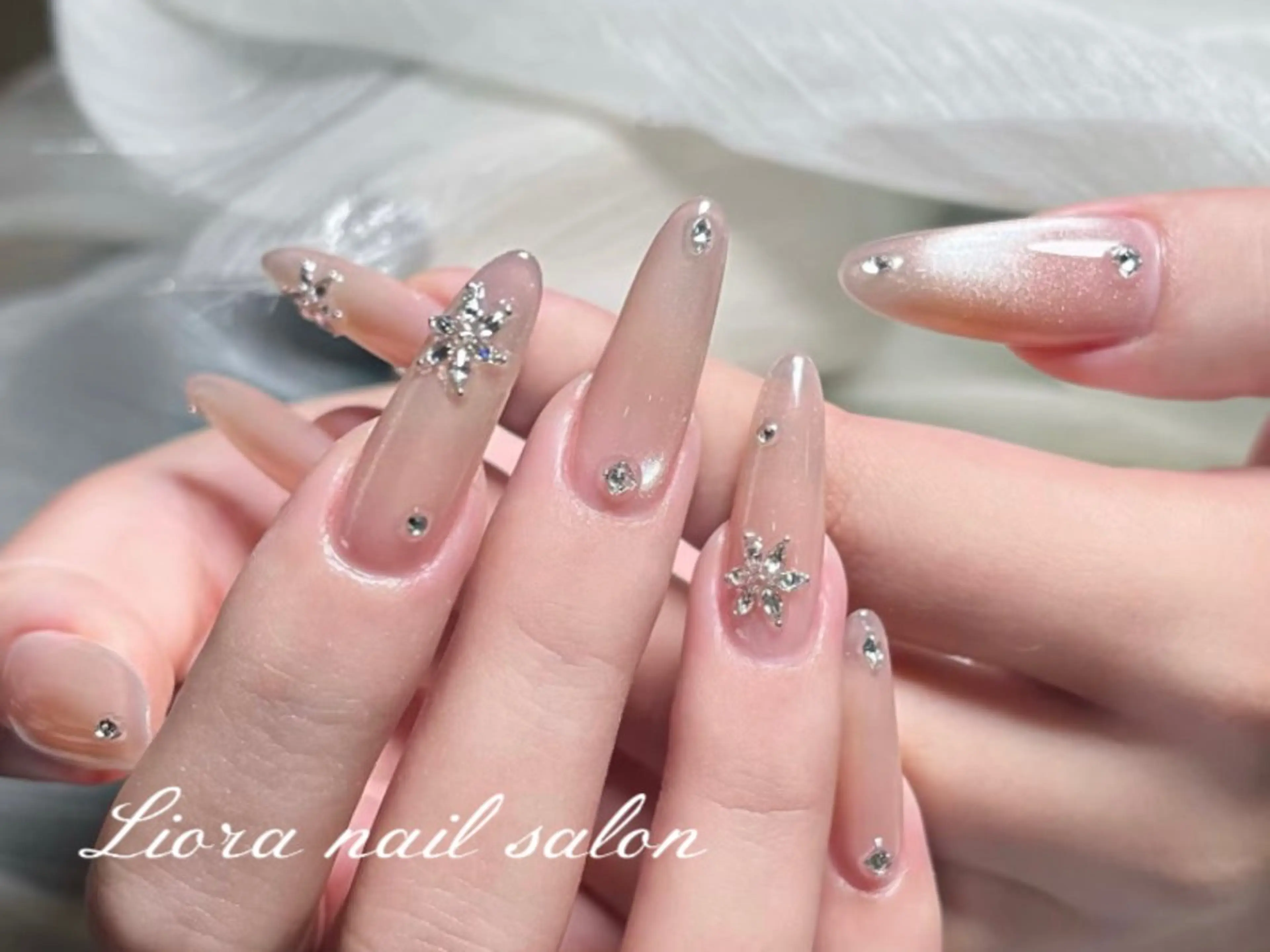 ネイル チークネイル フットネイル フレンチネイル ジェルネイル ガーリー ハンドネイル Liora nail スカルプ専門店のネイルデザイン