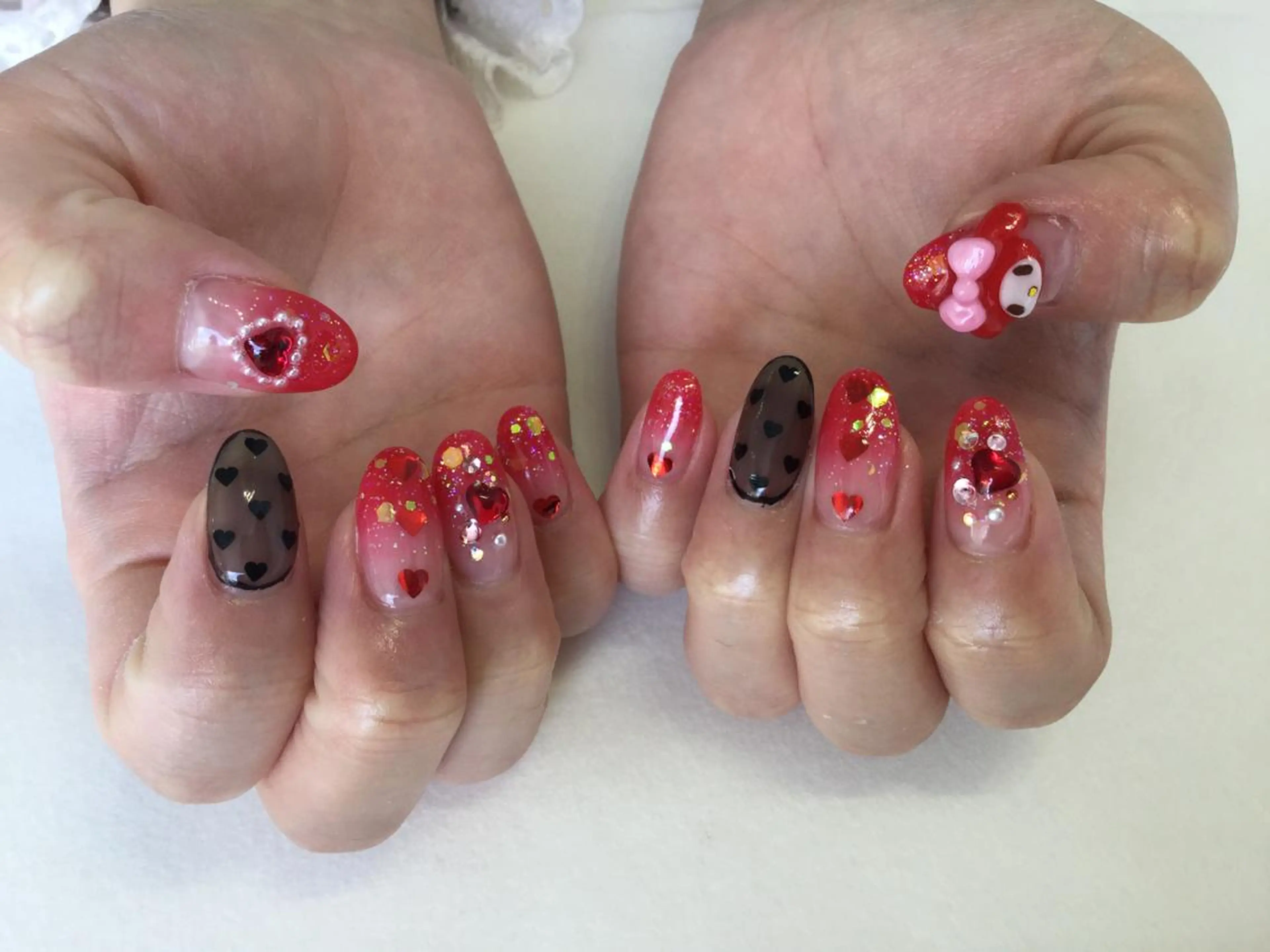 ネイル ハンドネイル 💎🐰 saki. m 🐰💎のネイルデザイン