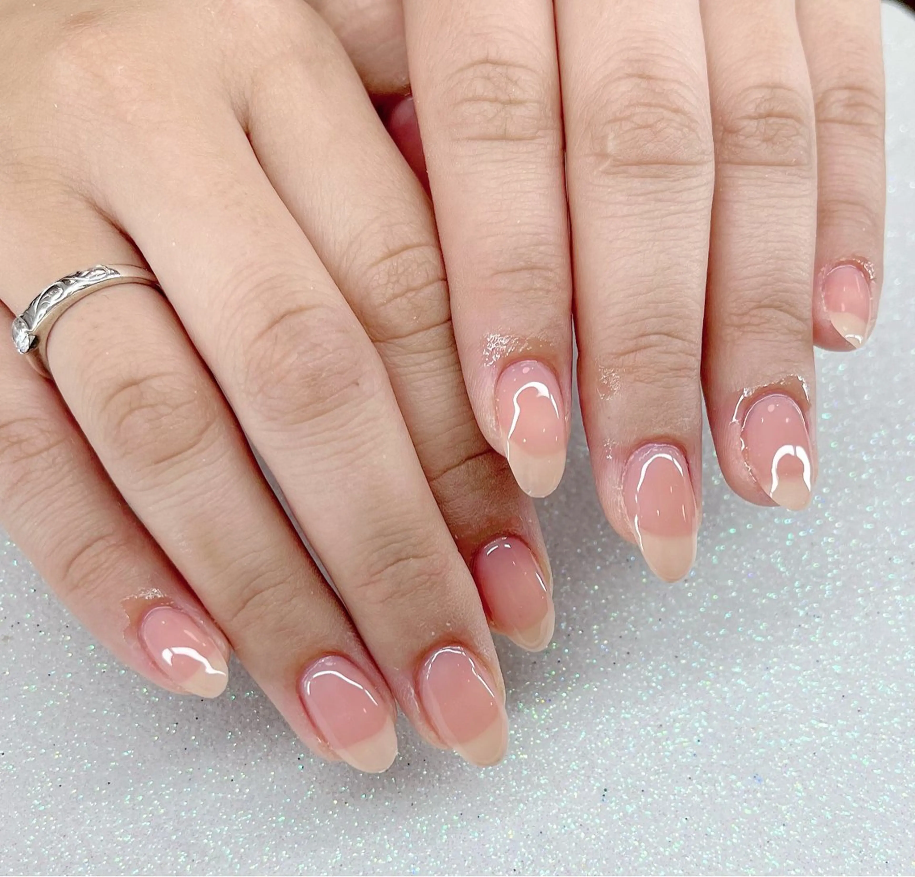 ネイル オフィスネイル シンプルネイル VIERU YURIのネイルデザイン