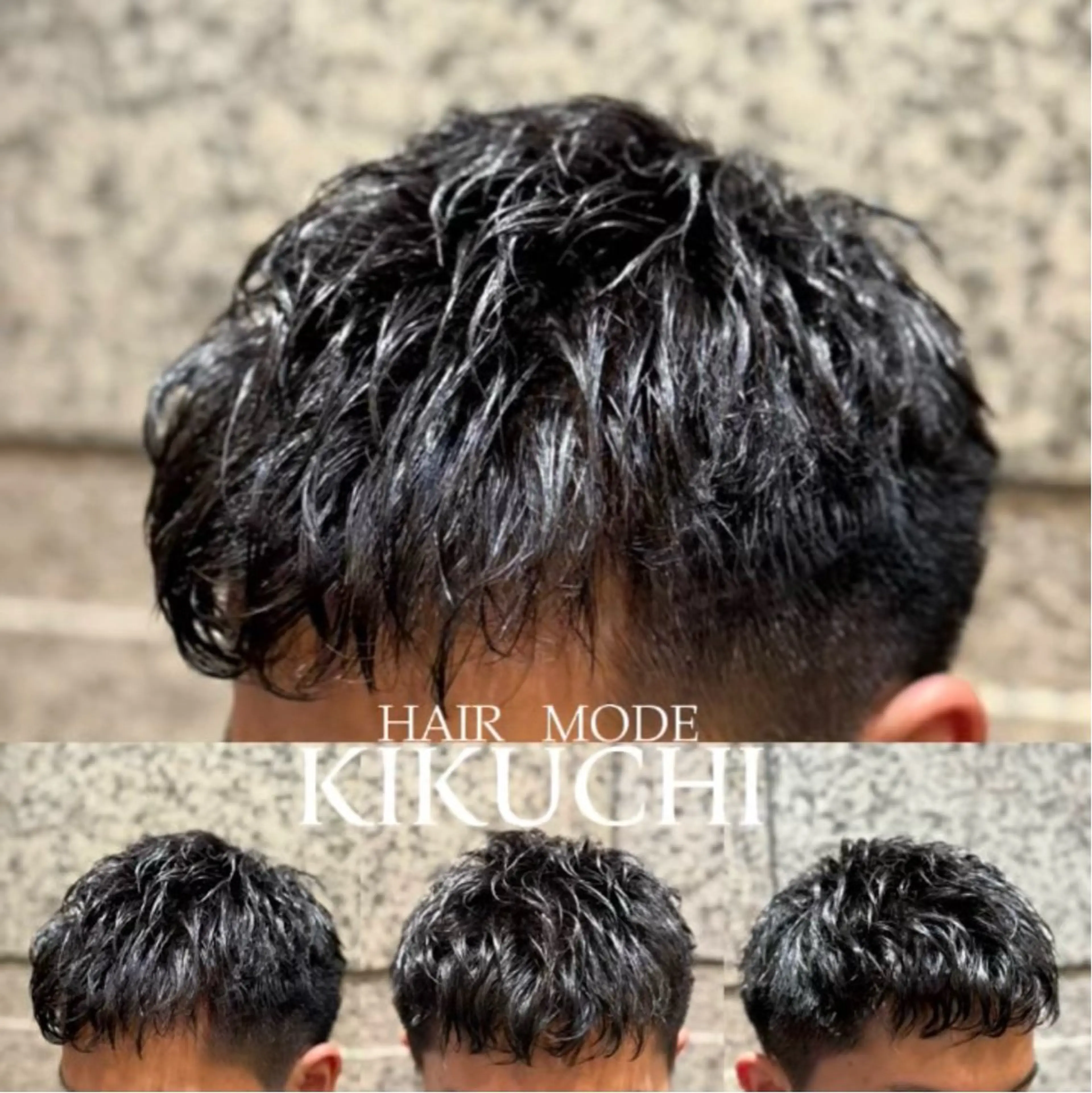 ショート カット パーマ 木下 翼のヘアスタイル