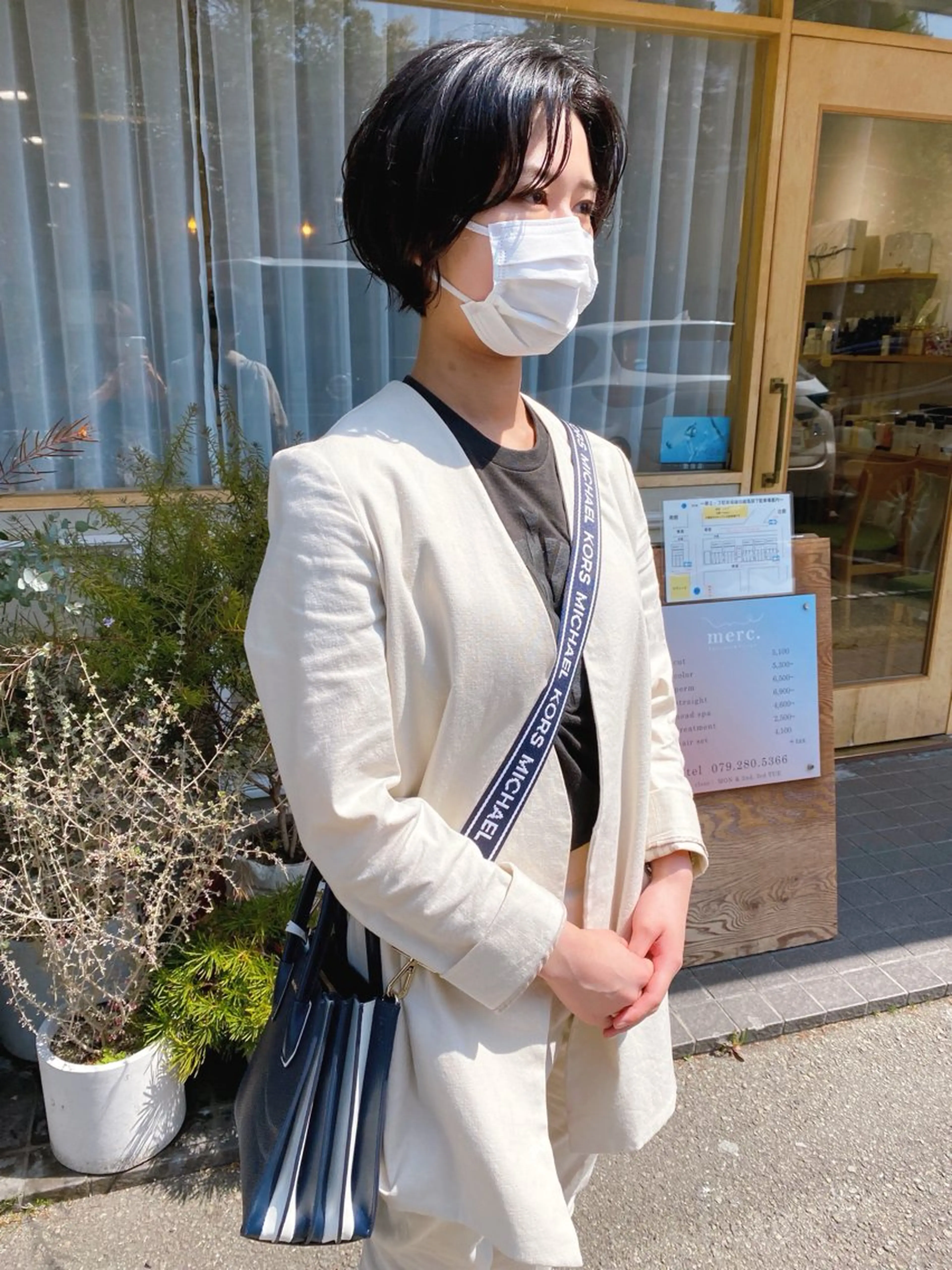 ショート merc. 福田茜のヘアスタイル