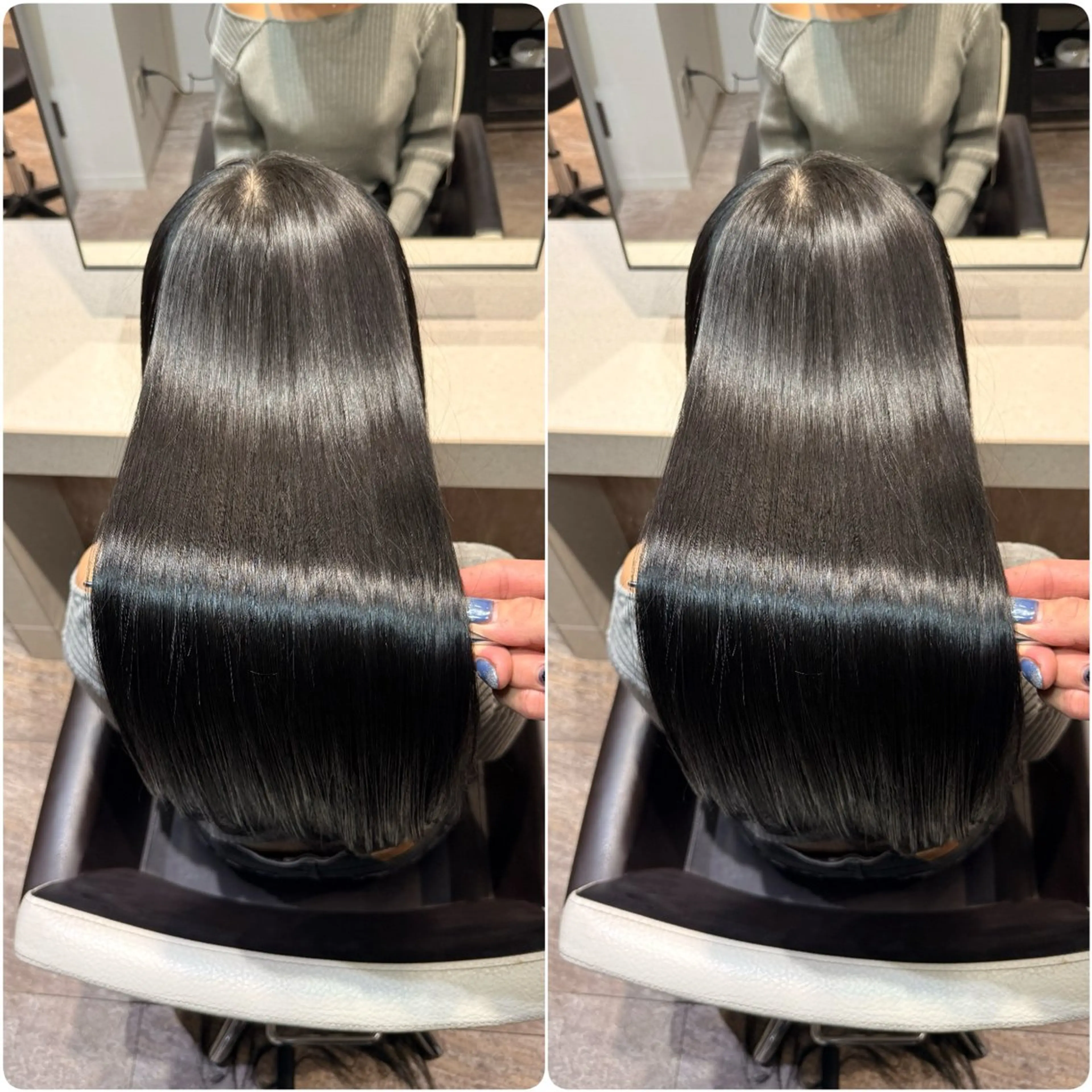 ロング カラー ヘアカラー トリートメント ヘッドスパ 🌹ULTOWA🌹 髪質改善/縮毛/店長のヘアスタイル