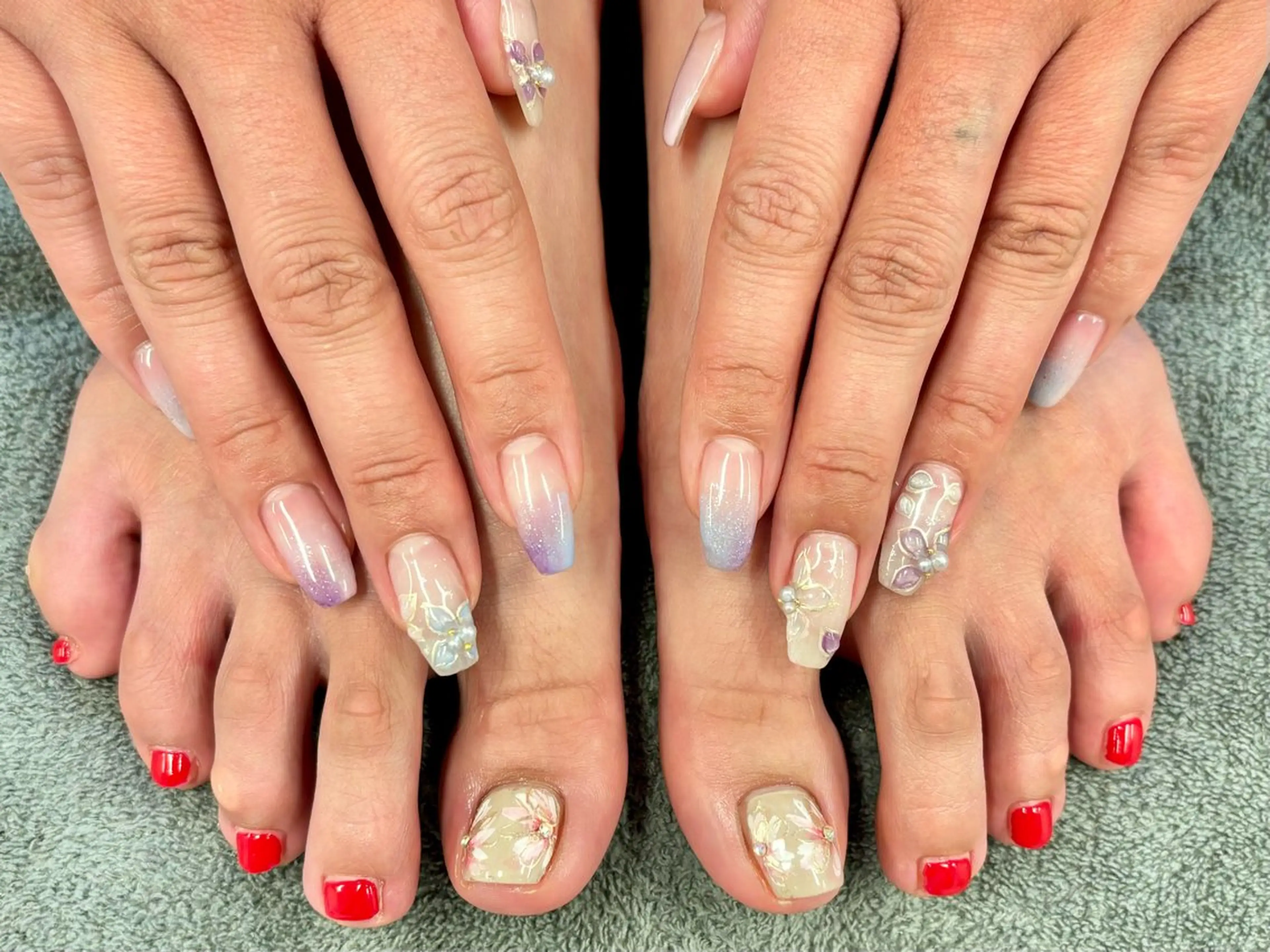 ネイル フットネイル tete. nailのネイルデザイン