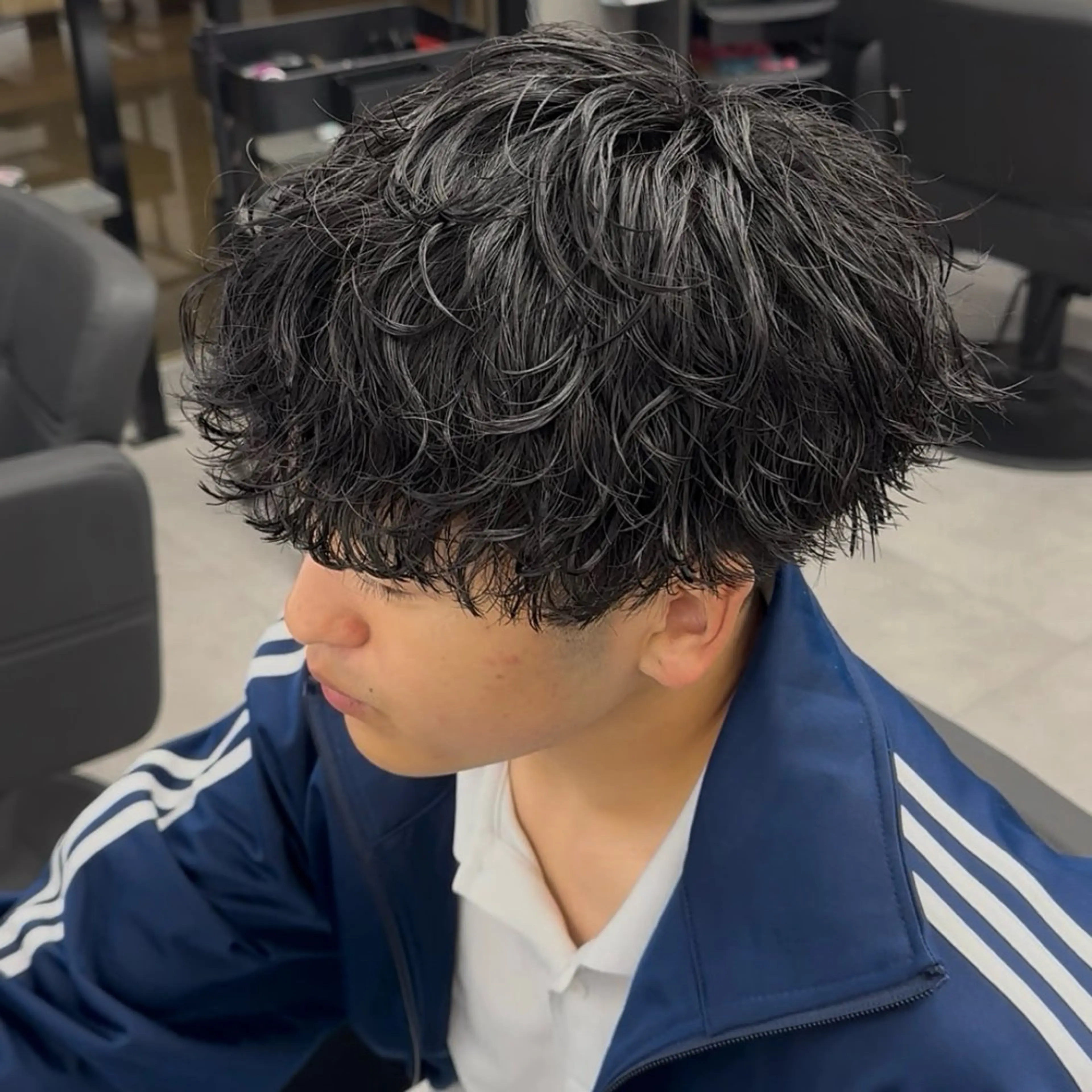 パーマ メンズ カット パーマ 【札幌メンズ特化】 つばさ🔥のヘアスタイル