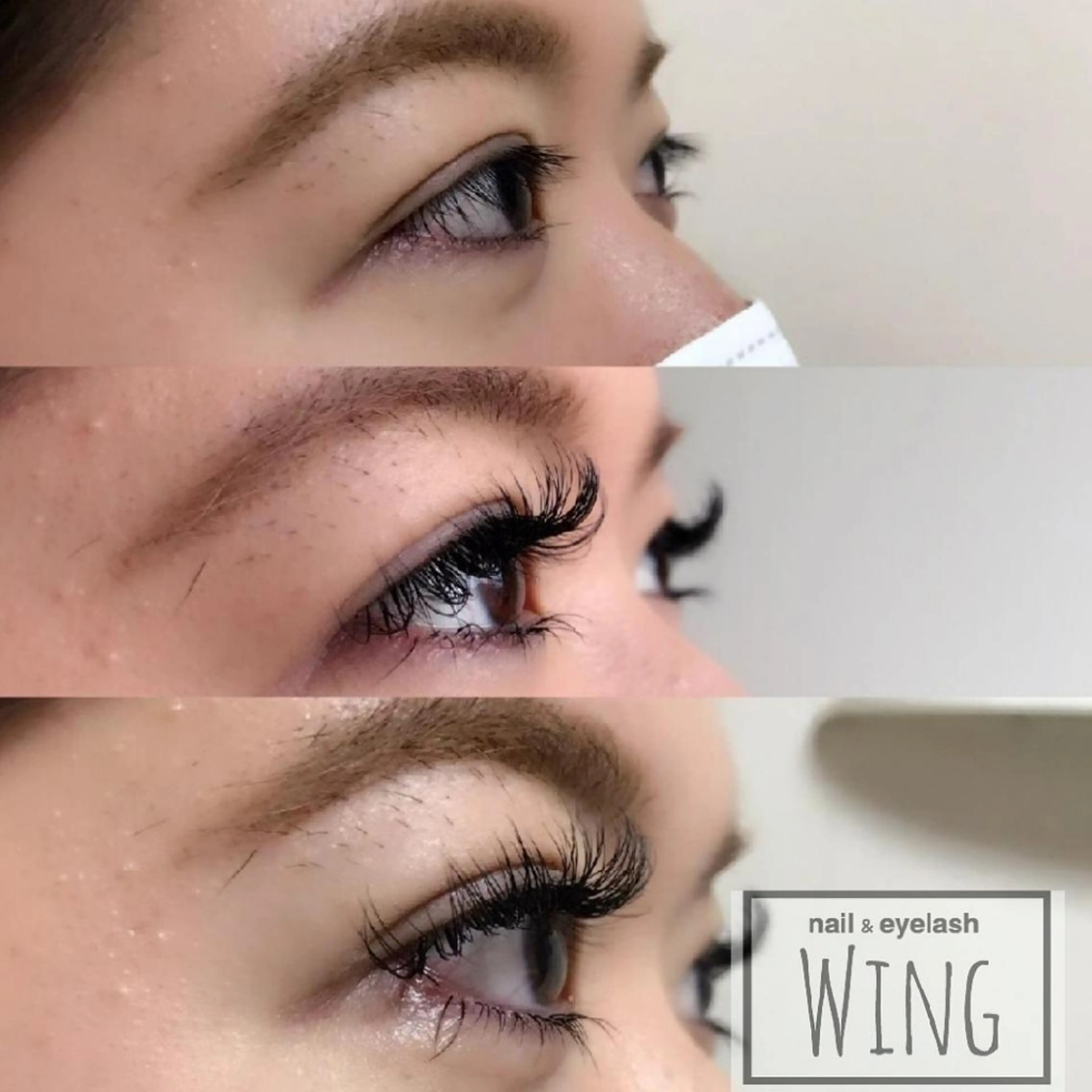 マツエク・マツパ アップワードラッシュ Wing所属・wing rinaのマツエク・マツパデザイン