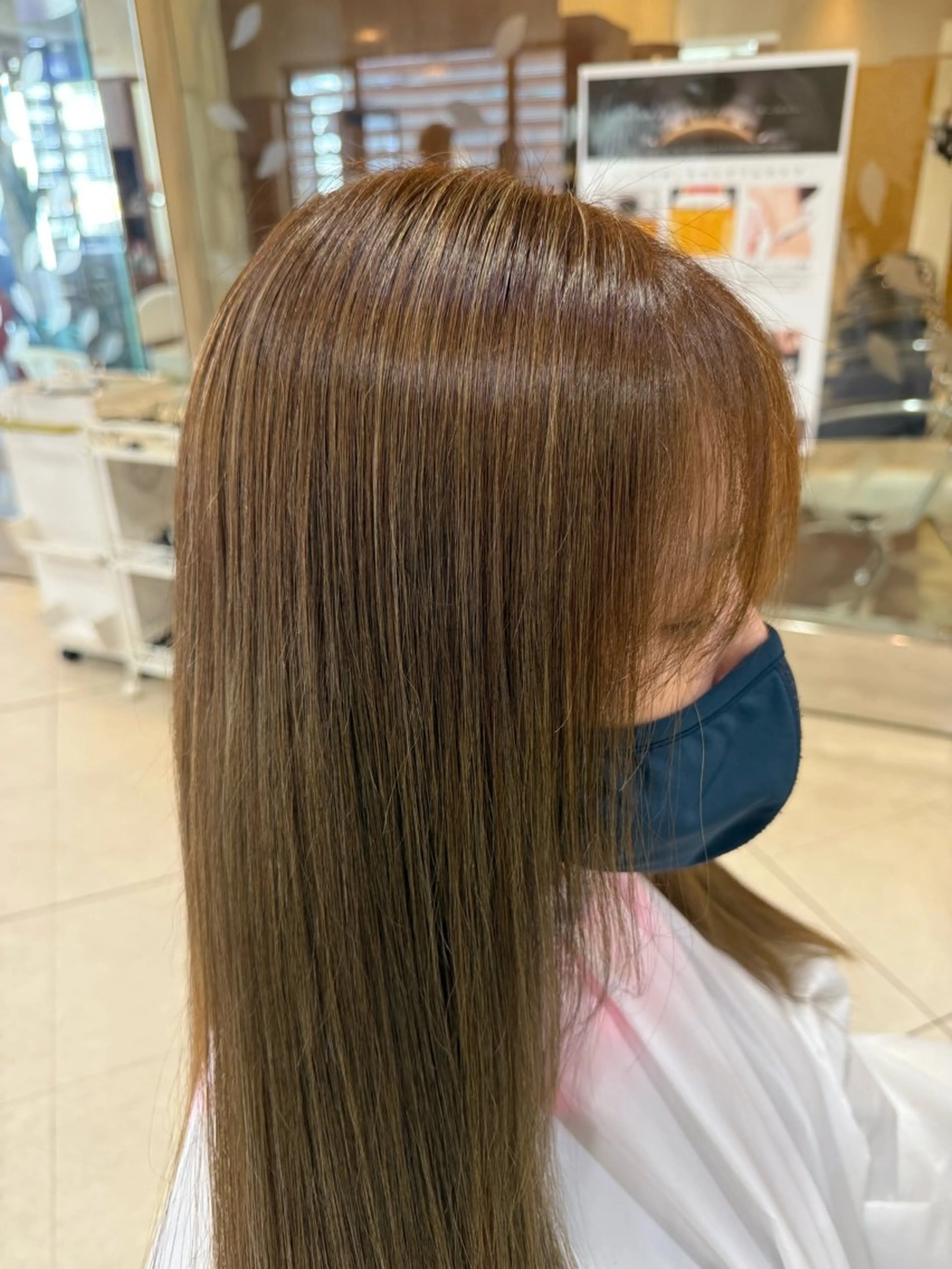 セミロング カラー ヘアカラー イーストハムネオ高木 亮人🌿のヘアスタイル