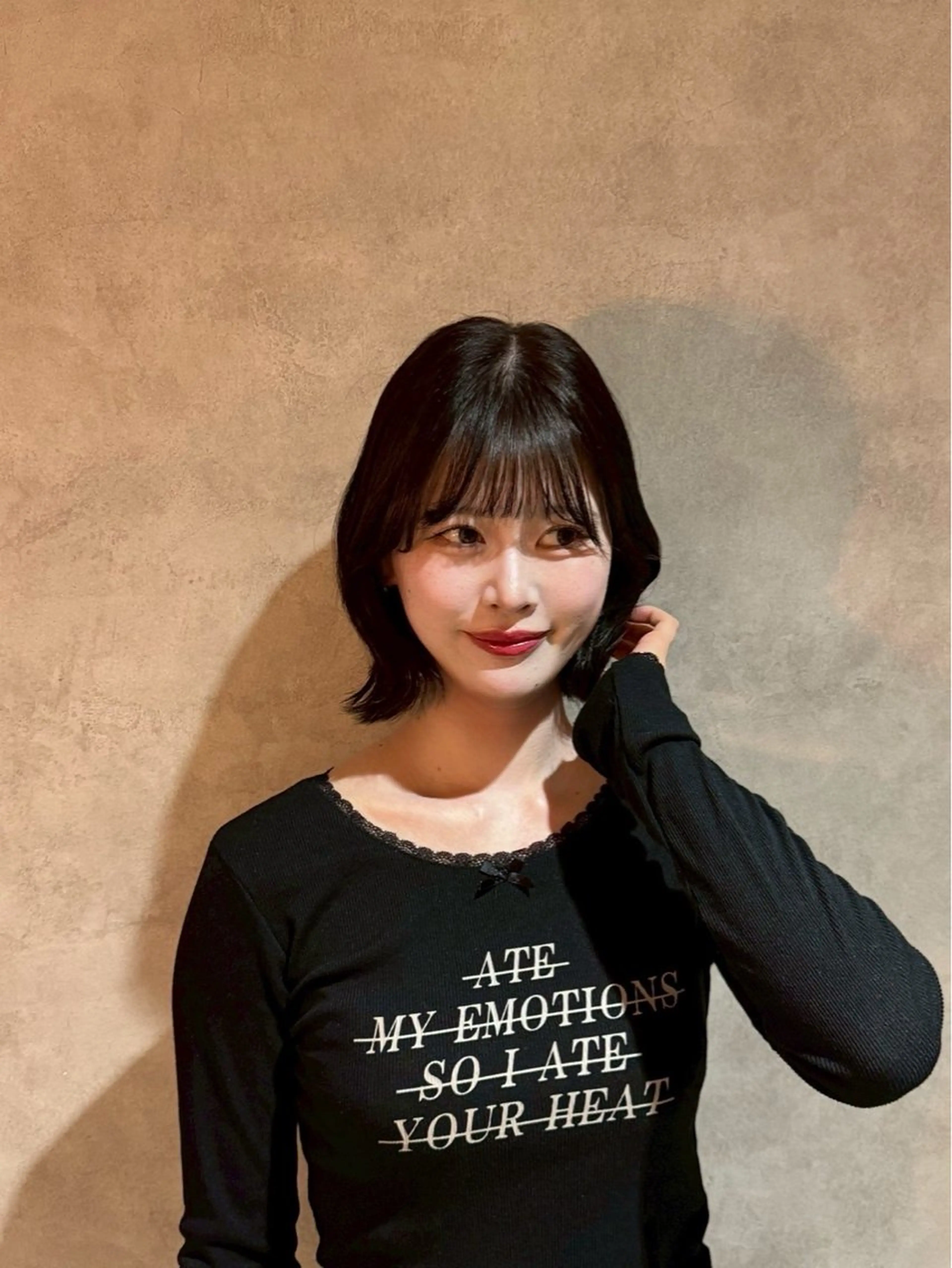 ミディアム 透明感カラー 🤍のヘアスタイル