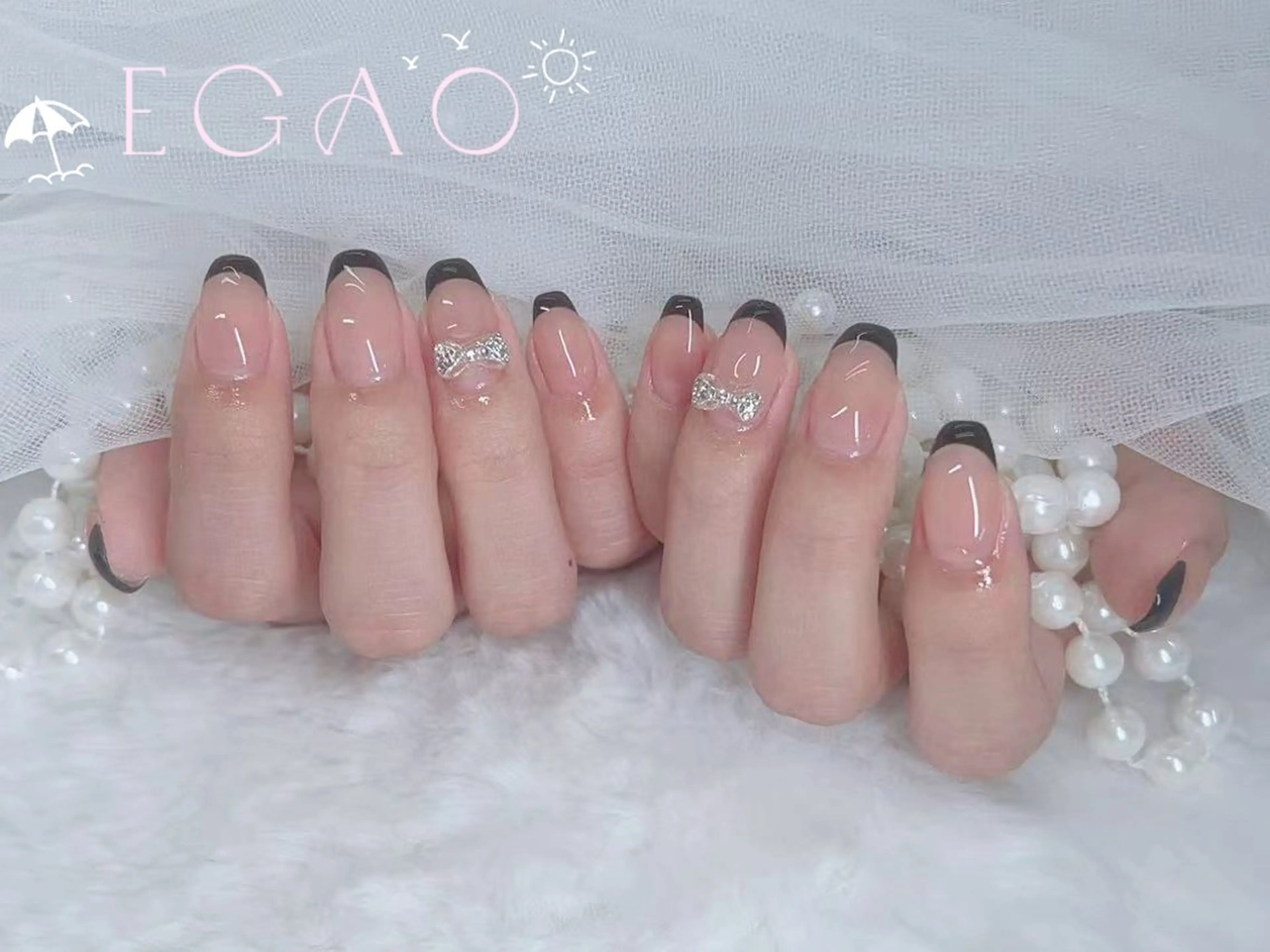 ネイル アートネイル フットネイル フレンチネイル ジェルネイル グラデーション ハンドネイル Egao Nail錦糸町店のネイルデザイン