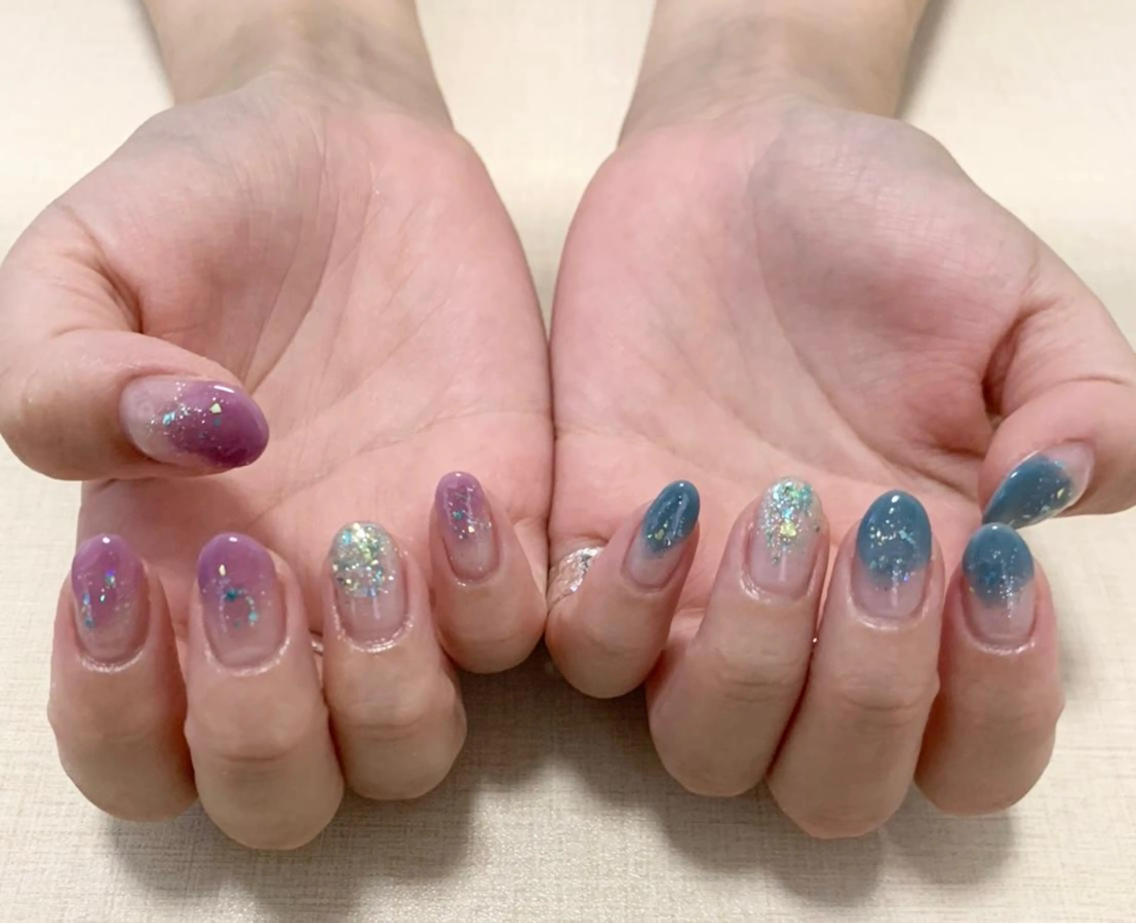 ネイル ニュアンスネイル ハンドネイル わたなべ さやかのネイルデザイン