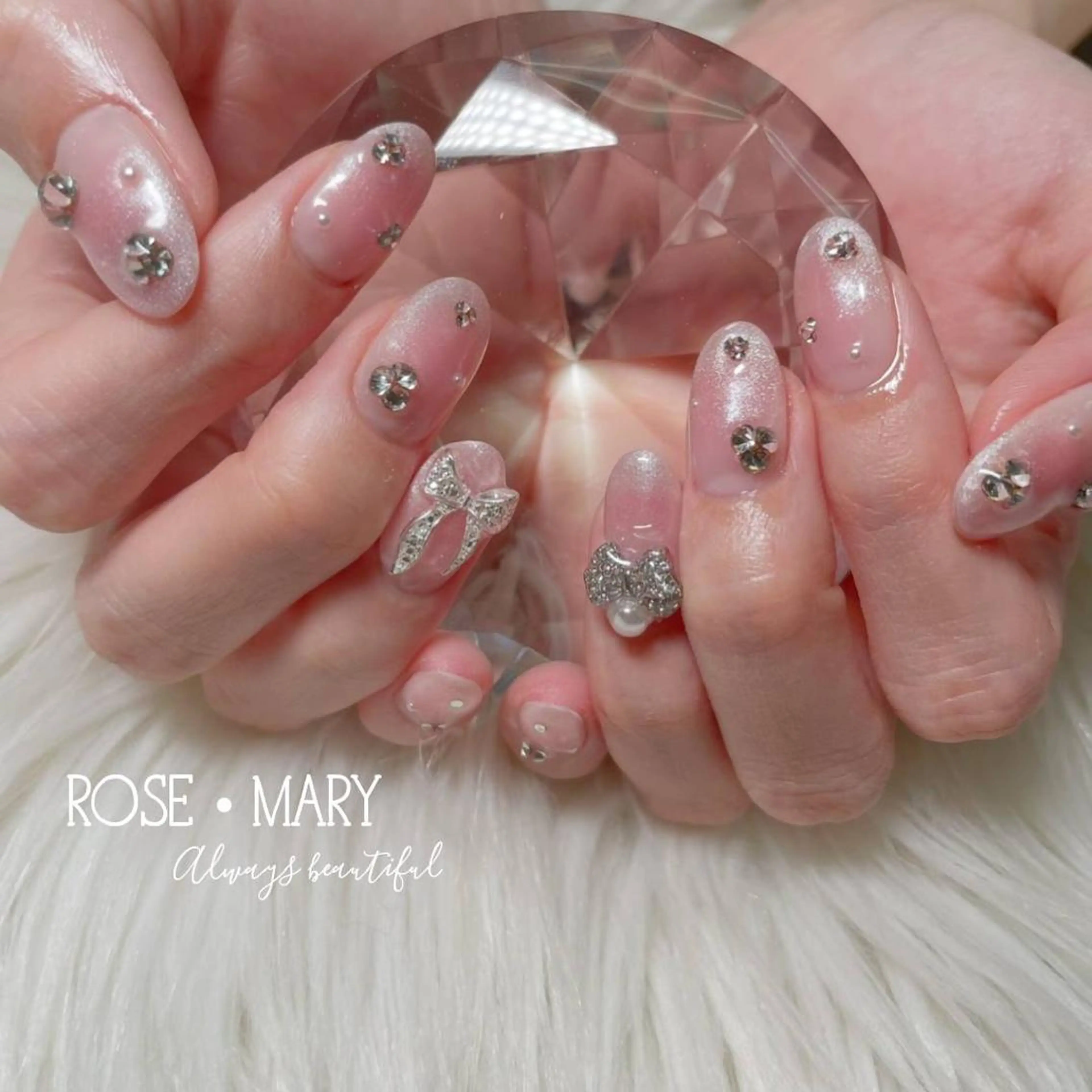 ネイル ハンドネイル ROSE・ MARY 鈴木のネイルデザイン
