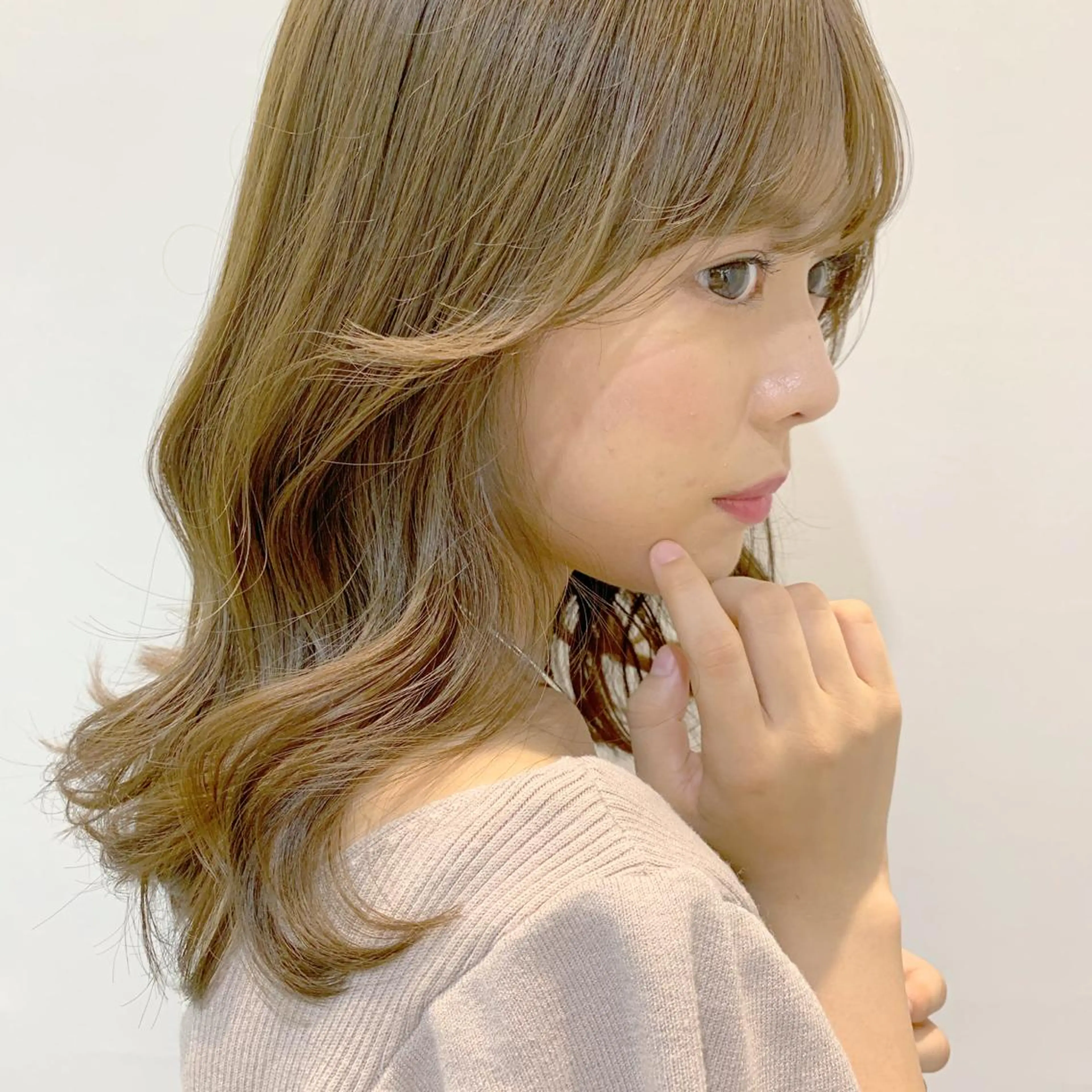 セミロング 💖レイヤー×美髪 💖momoのヘアスタイル