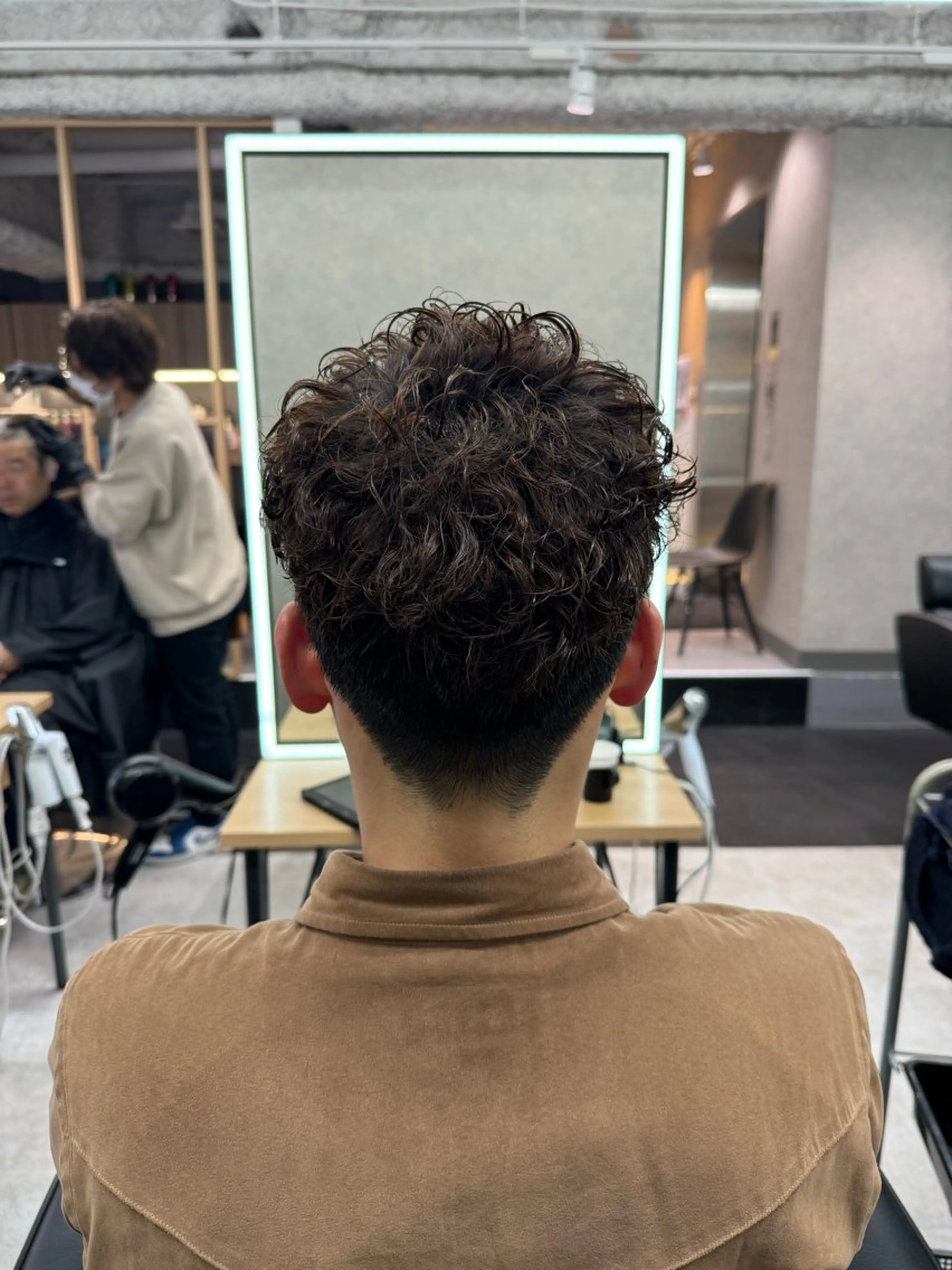 ショート パーマ 吉満 翔のヘアスタイル