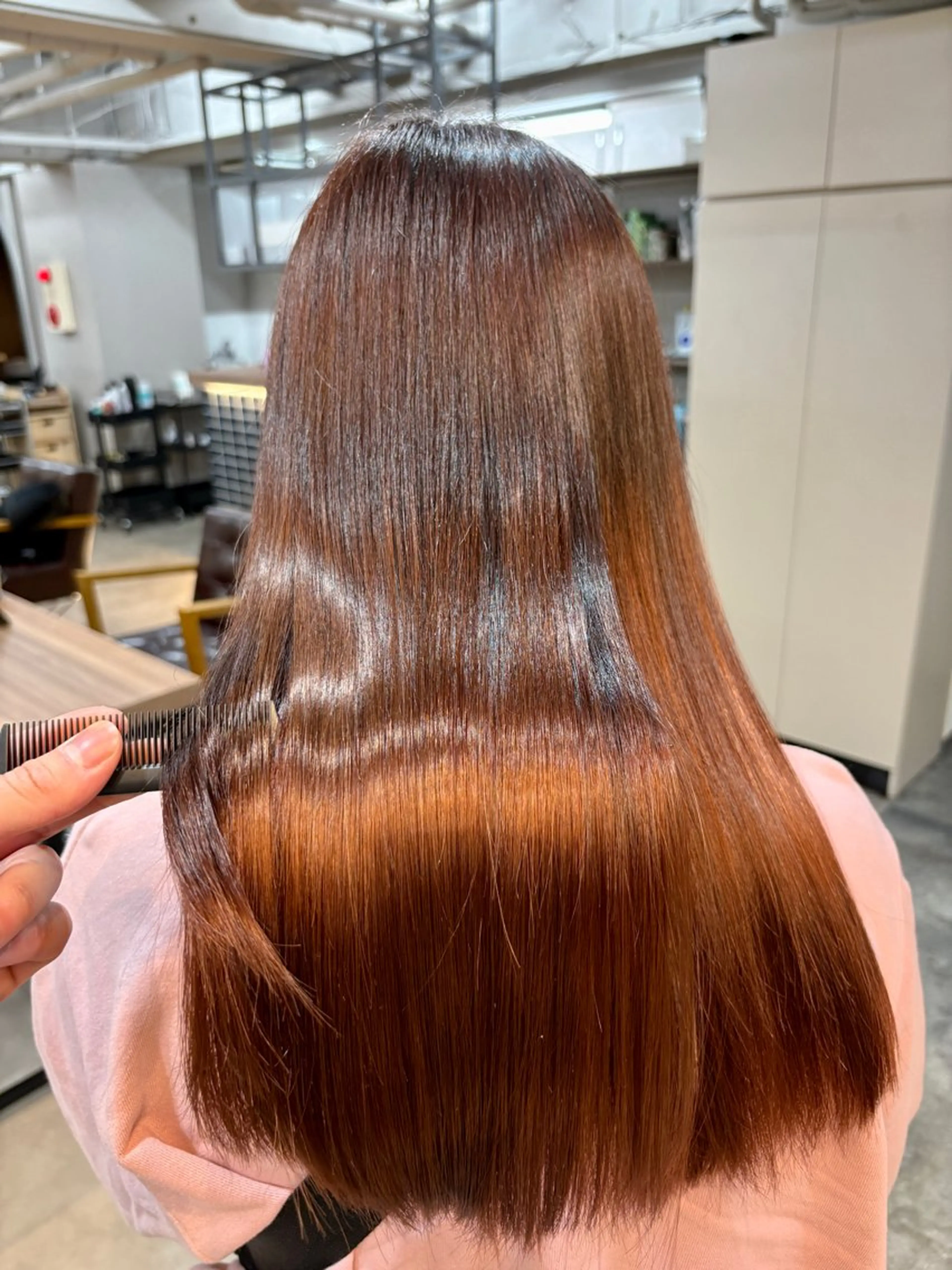 ロング 髪質改善 ヘアカラー 💎艶髪／美髪特化 世麗💎のヘアスタイル