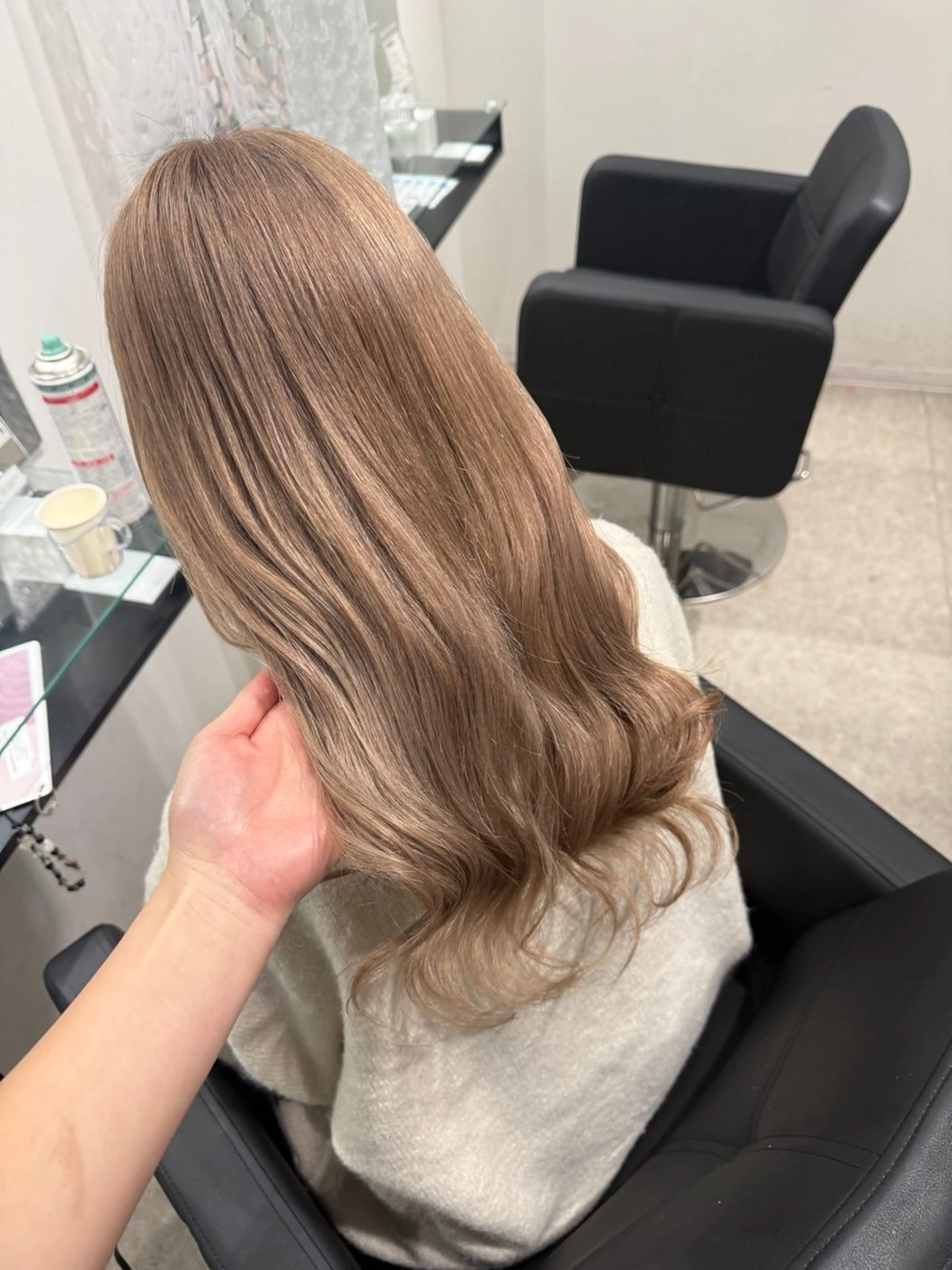 ロング ヘアカラー 似合わせスタイル☁️ 堀内志茉🍀のヘアスタイル
