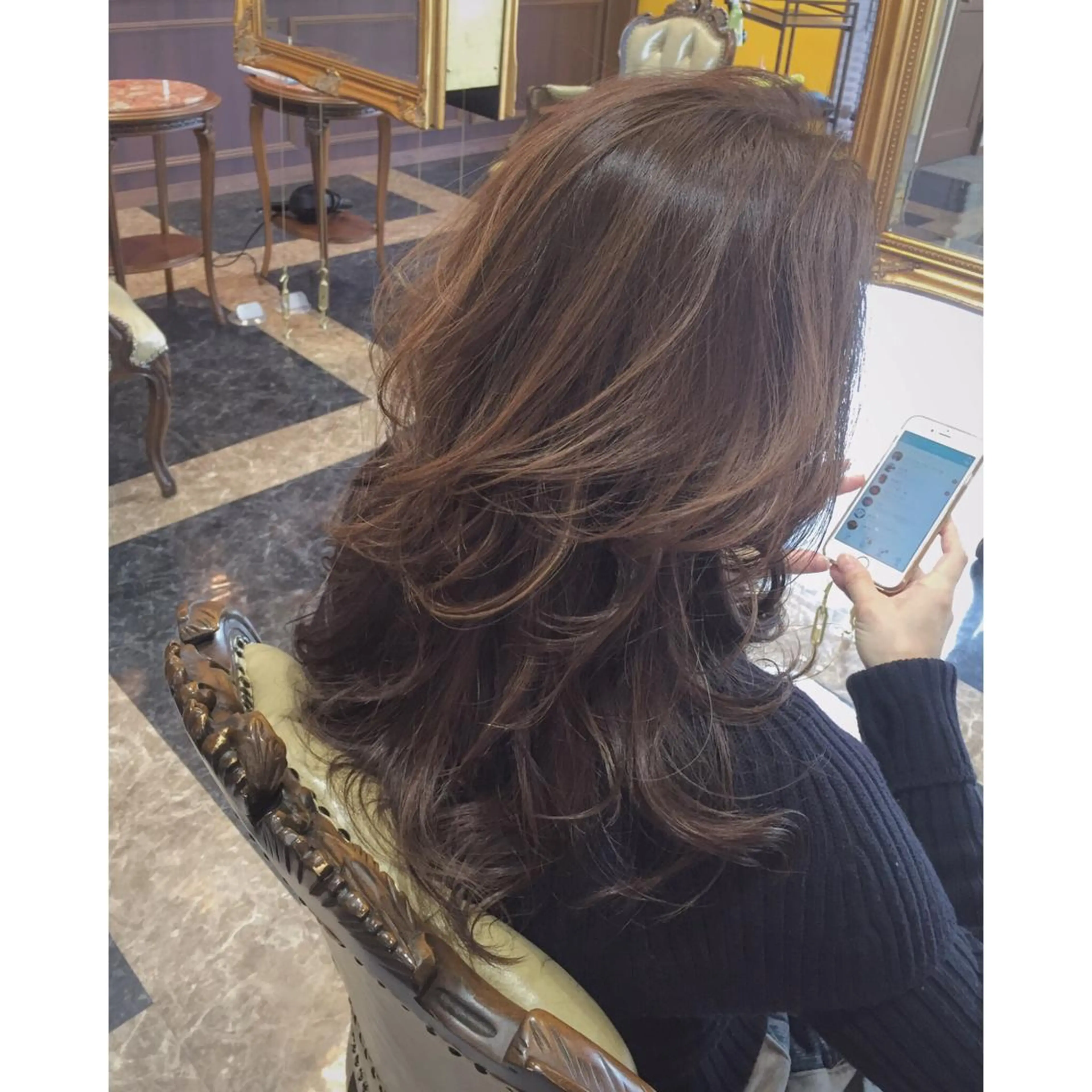 ショート ミディアム セミロング ロング カラー ハイライトカラー ハイライト 圧倒的なクォリティ✨ waku 岡崎店のヘアスタイル