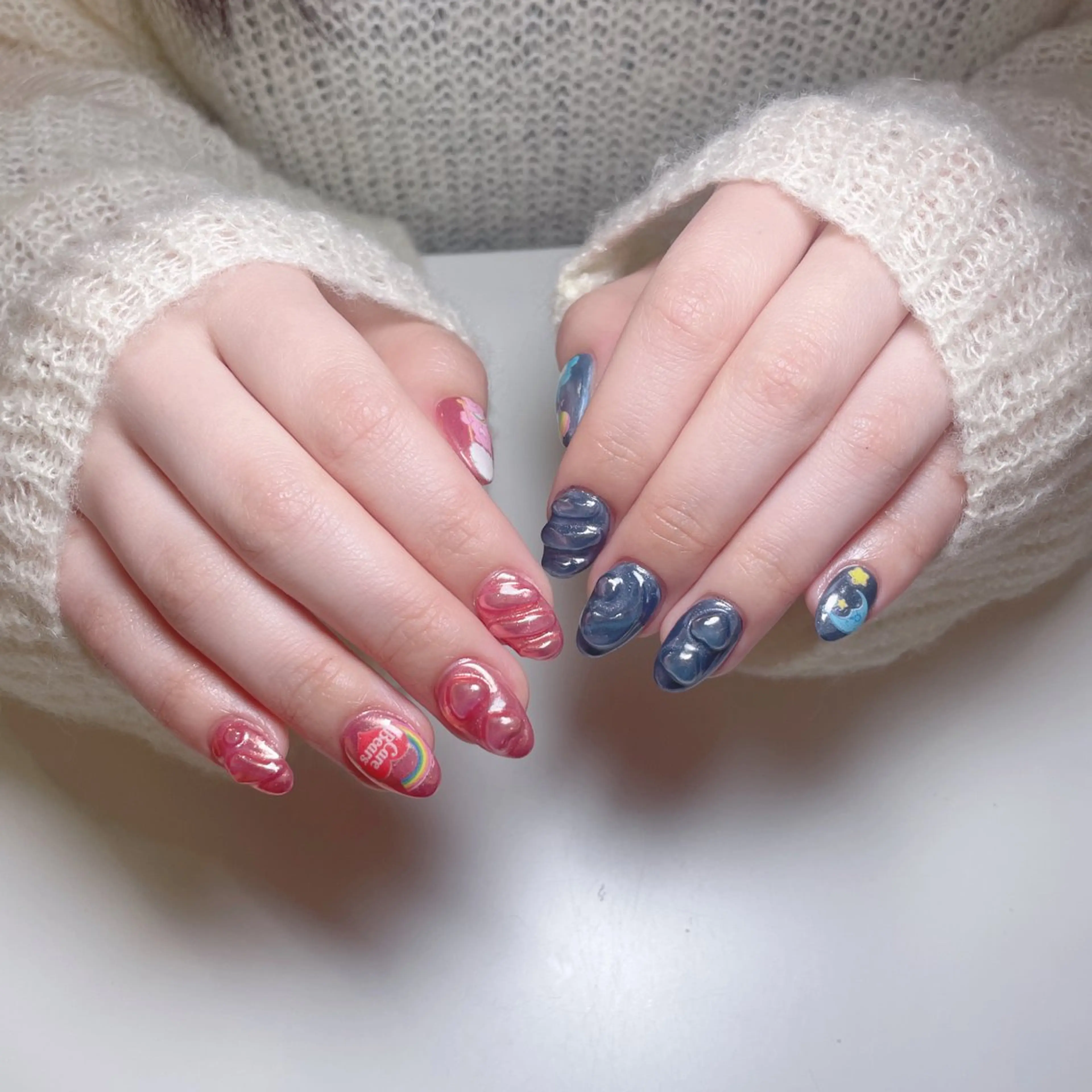 ネイル フットネイル フレンチネイル ジェルネイル ガーリー グラデーション D.d Nail Moeのネイルデザイン