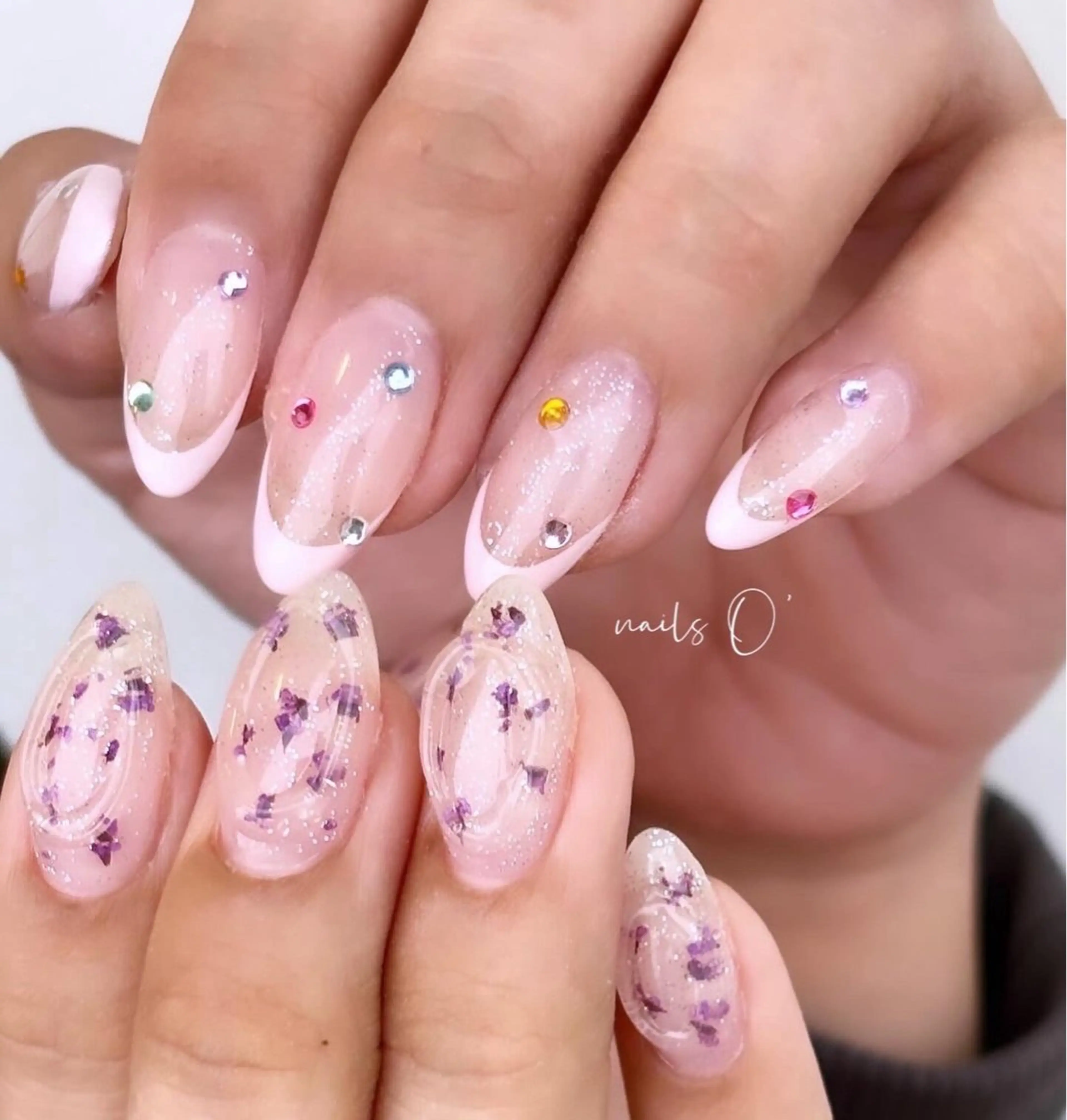 ネイル 大人可愛いネイル🎗 Hinaのネイルデザイン