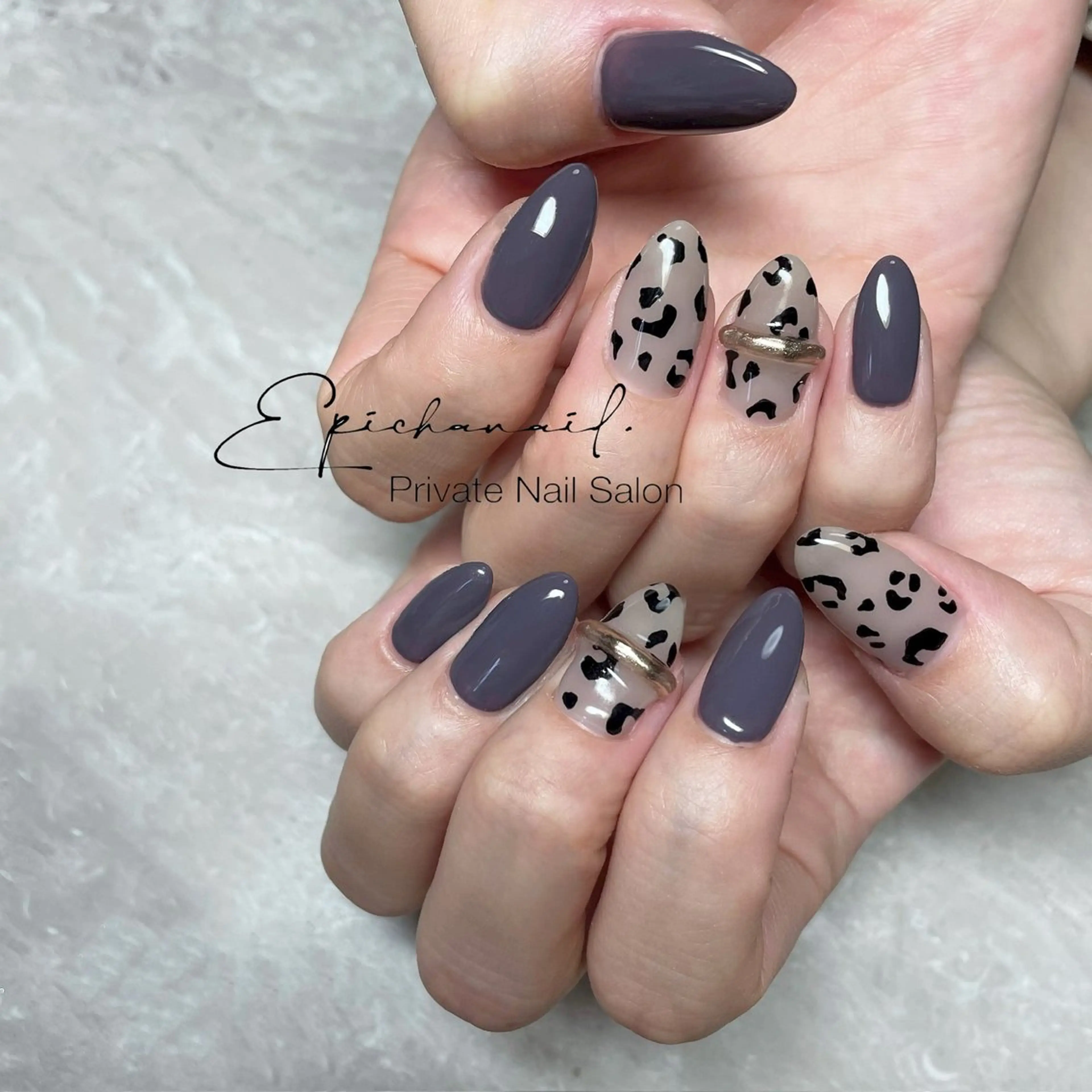 ネイル アニマル柄 EPICHA NAILのネイルデザイン
