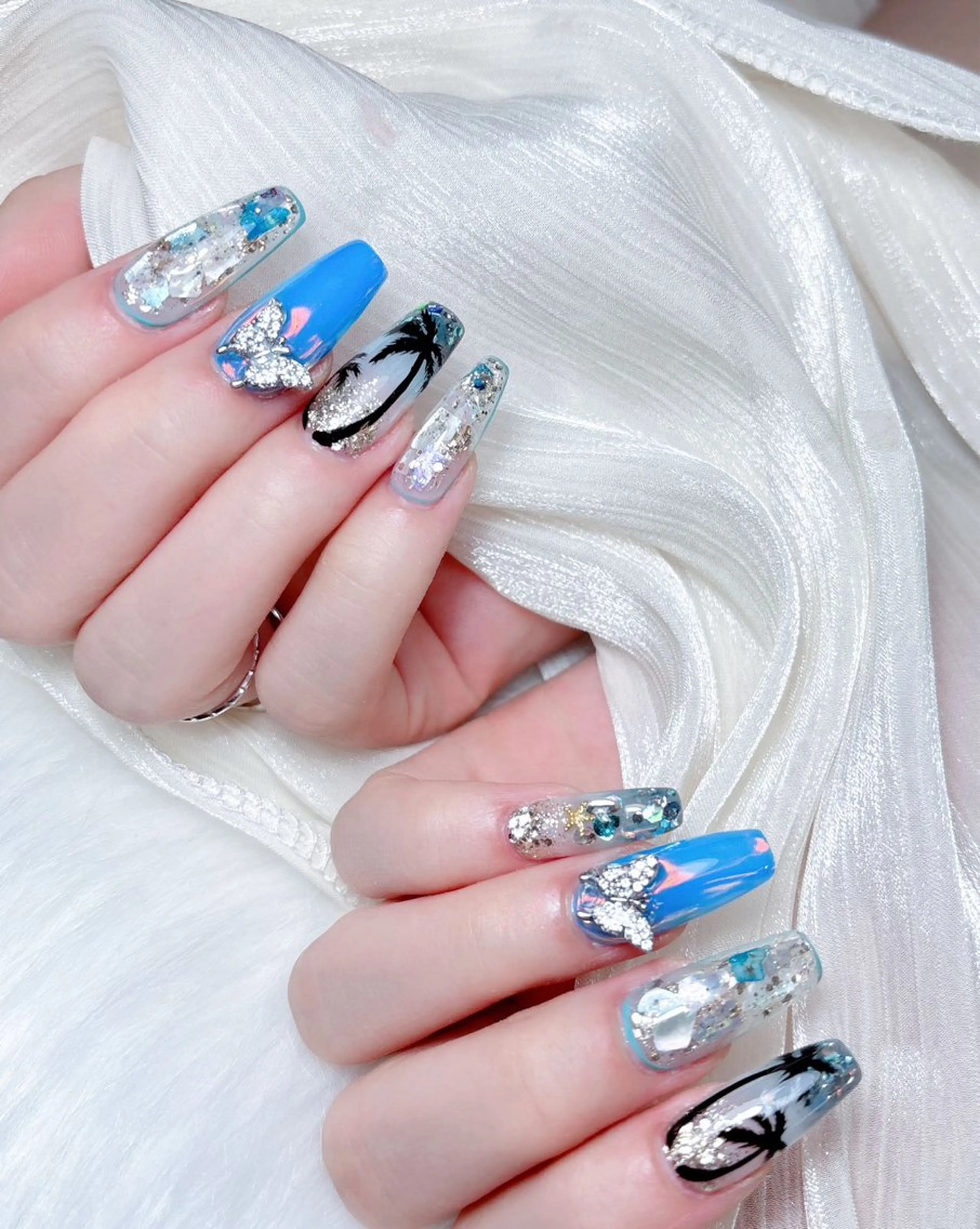 ネイル ハンドネイル M🌷nail 長さだし専門店のネイルデザイン