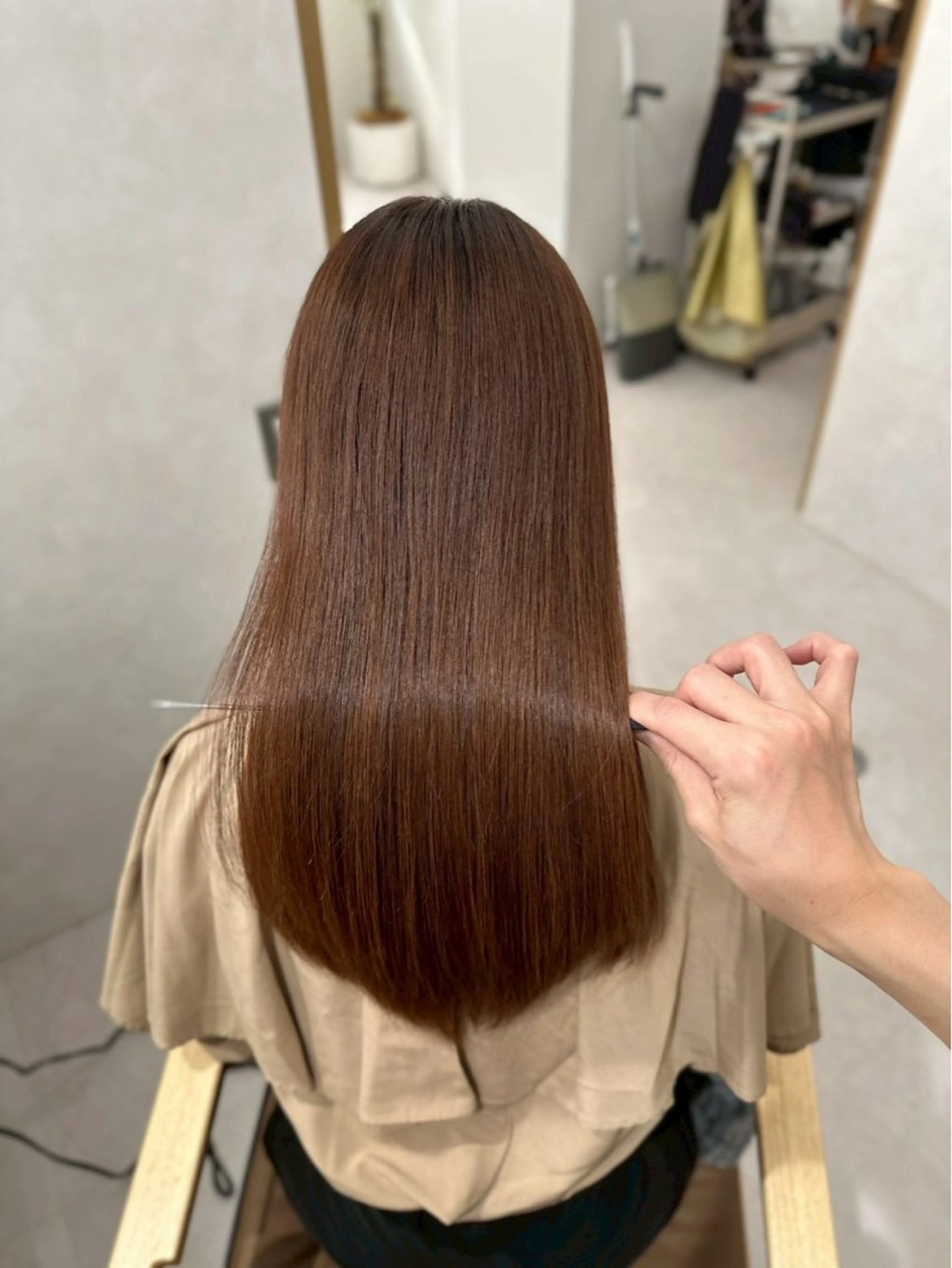 ロング カラー カット ヘアカラー トリートメント SLASHスラッシュ 兵頭　裕のヘアスタイル