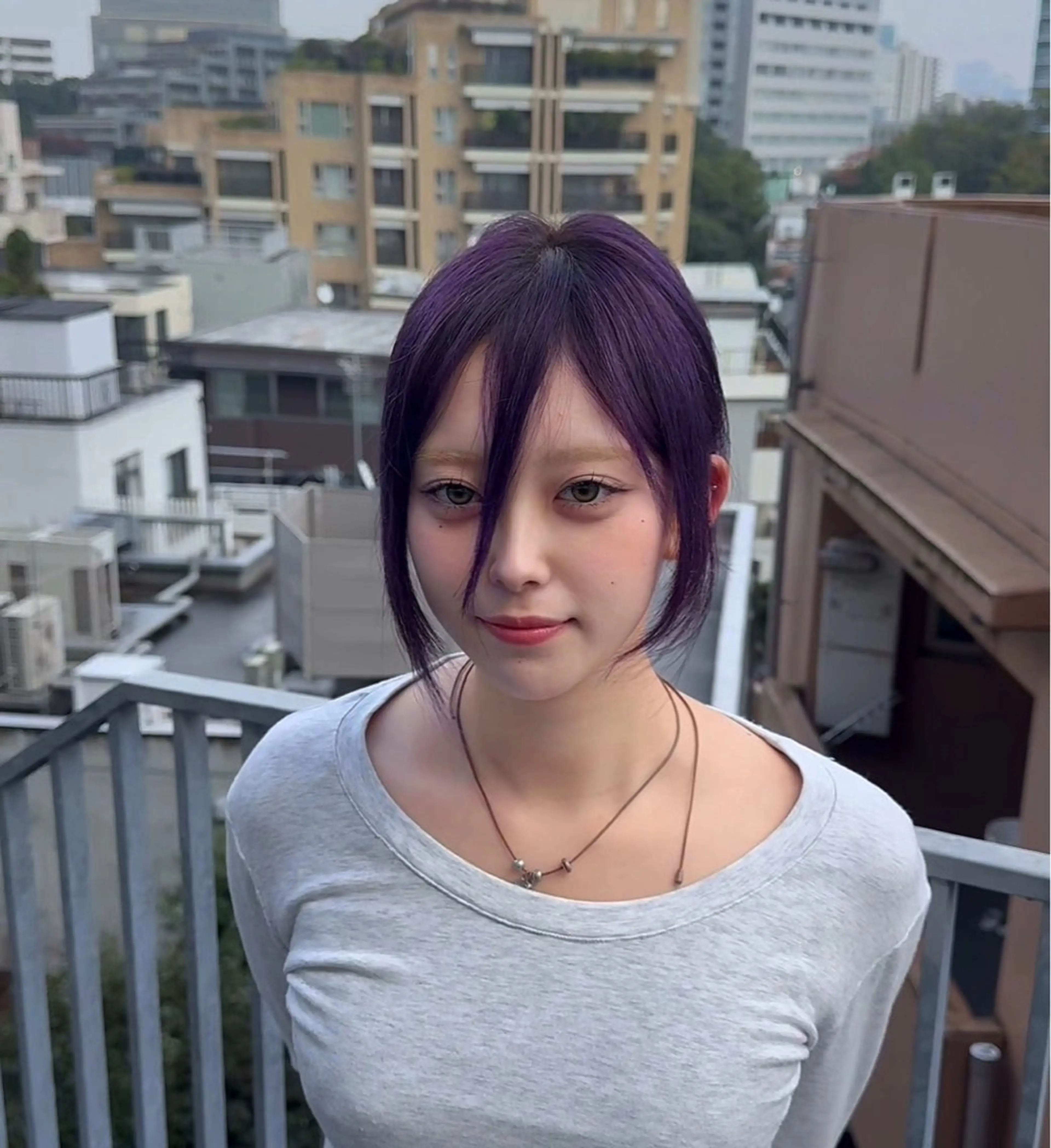 ミディアム カラー 佐々木 哲太のヘアスタイル