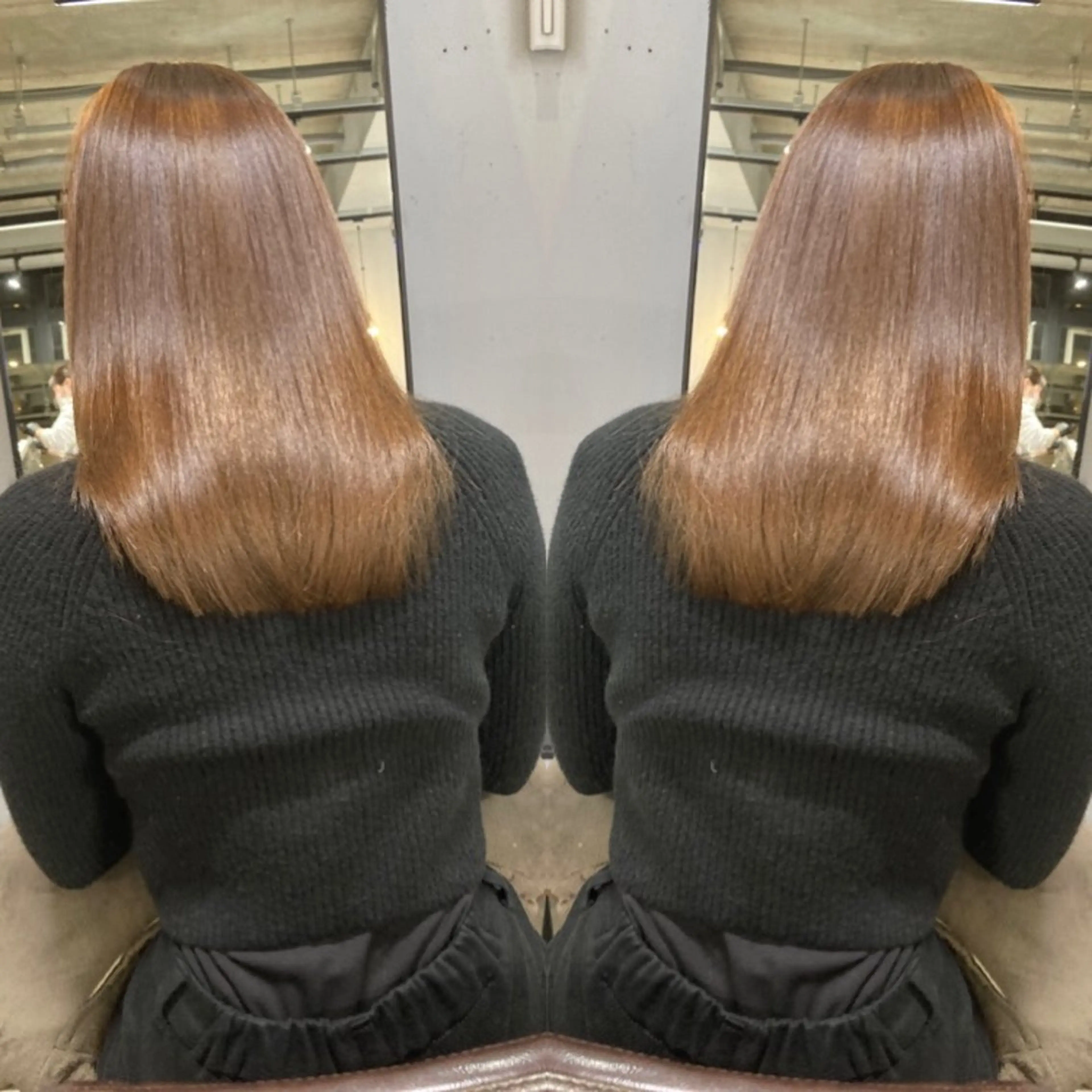 【最高級美髪矯正】カット+縮毛矯正+サイエンスアクアトリートメントの写真