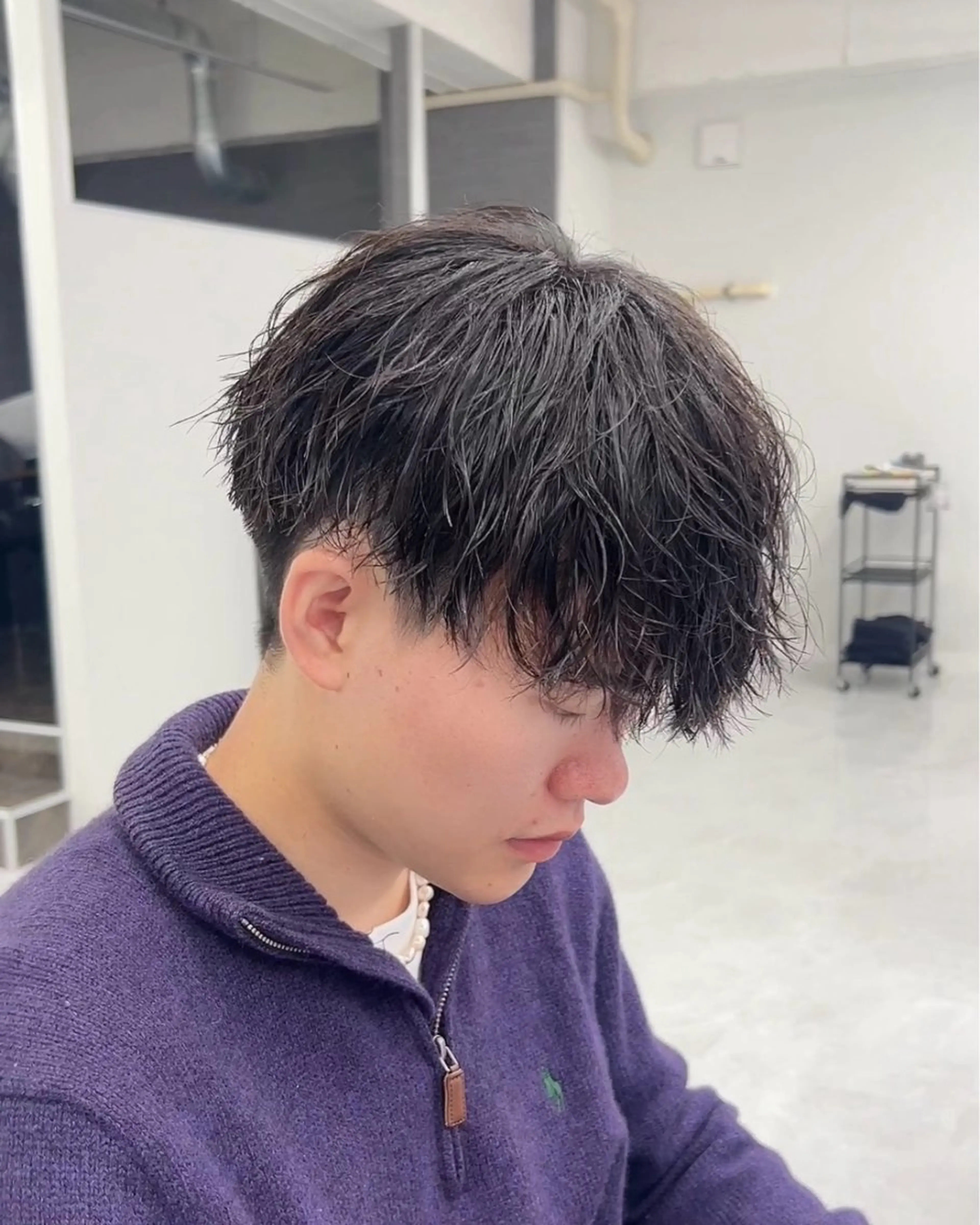 パーマ メンズ カット パーマ シャドウパーマ/ メンズ/KENTAのヘアスタイル