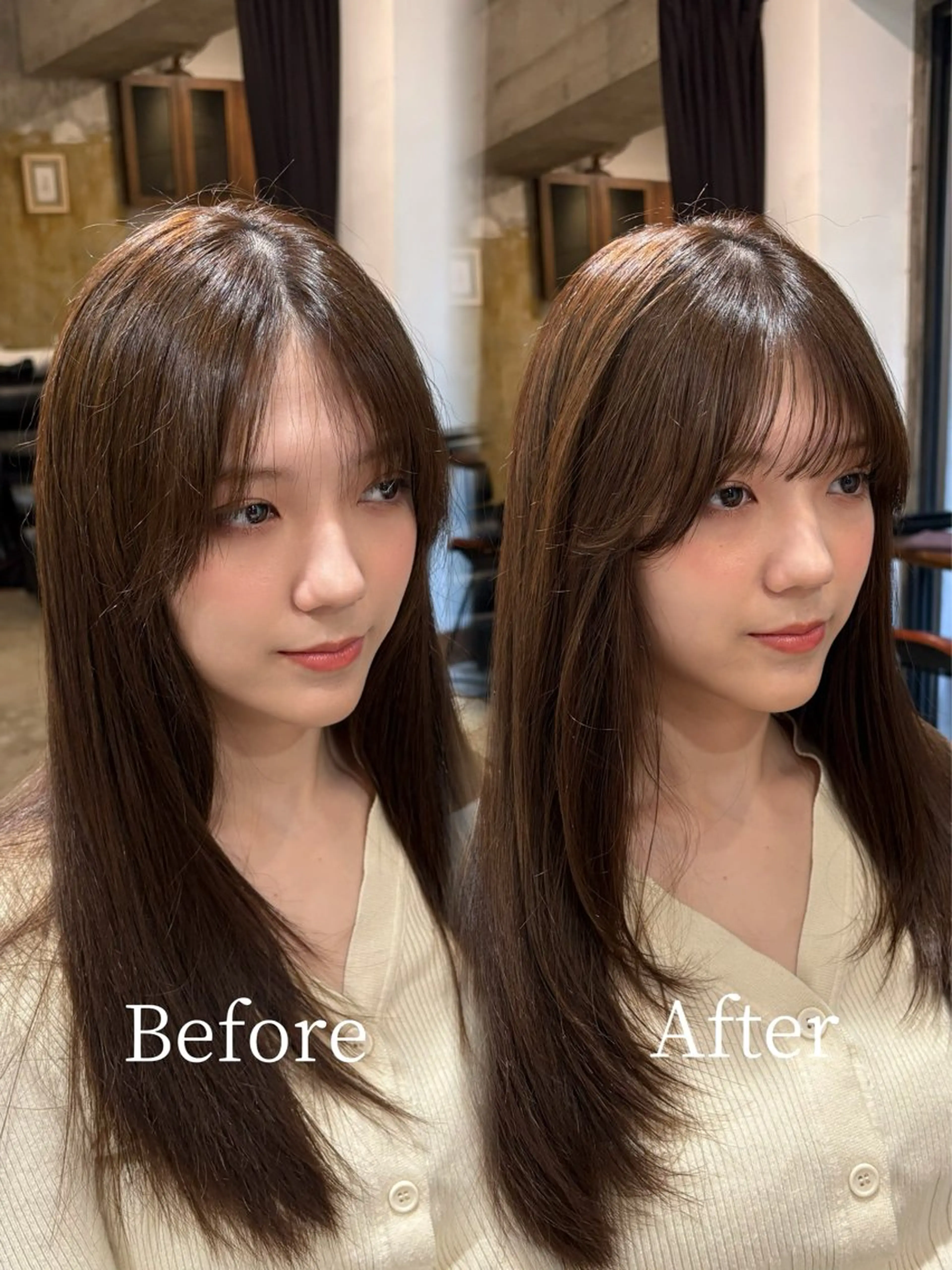 ロング パーマ カット パーマ 縮毛矯正 【お洒落パーマ】 Elme　肥塚康汰郎のヘアスタイル