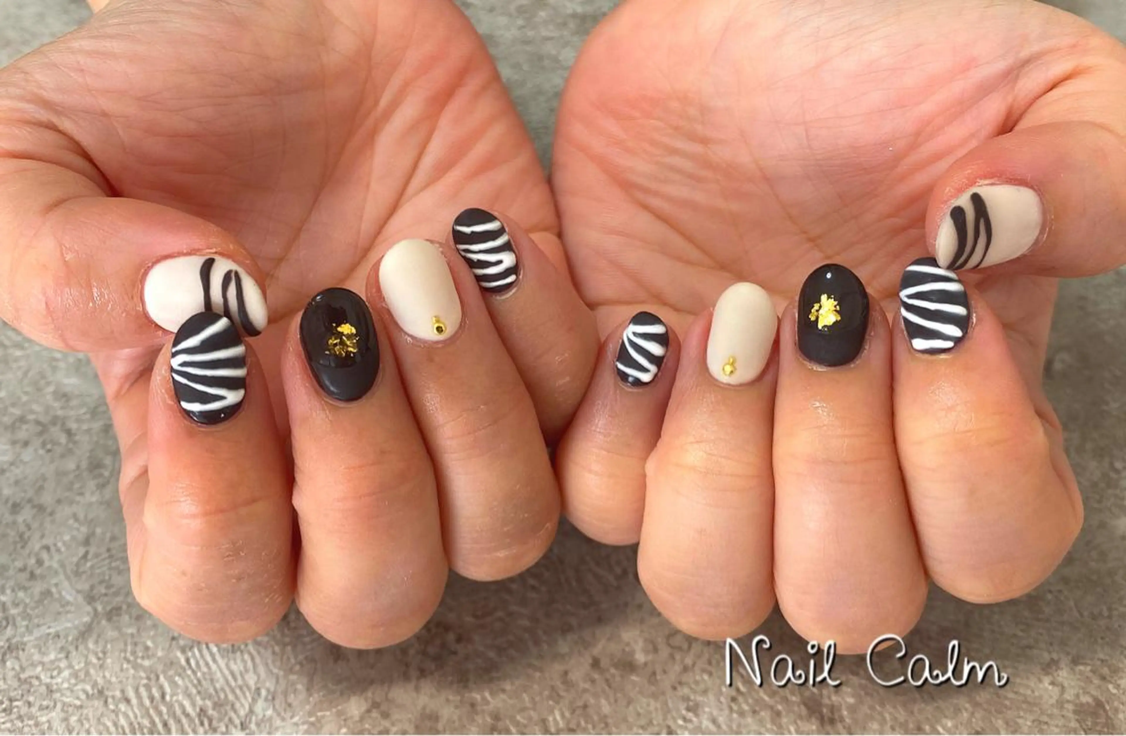 ネイル アートネイル バレンタイン ハンドネイル Nail Calm所属・プライベートサロン Calmのネイルデザイン