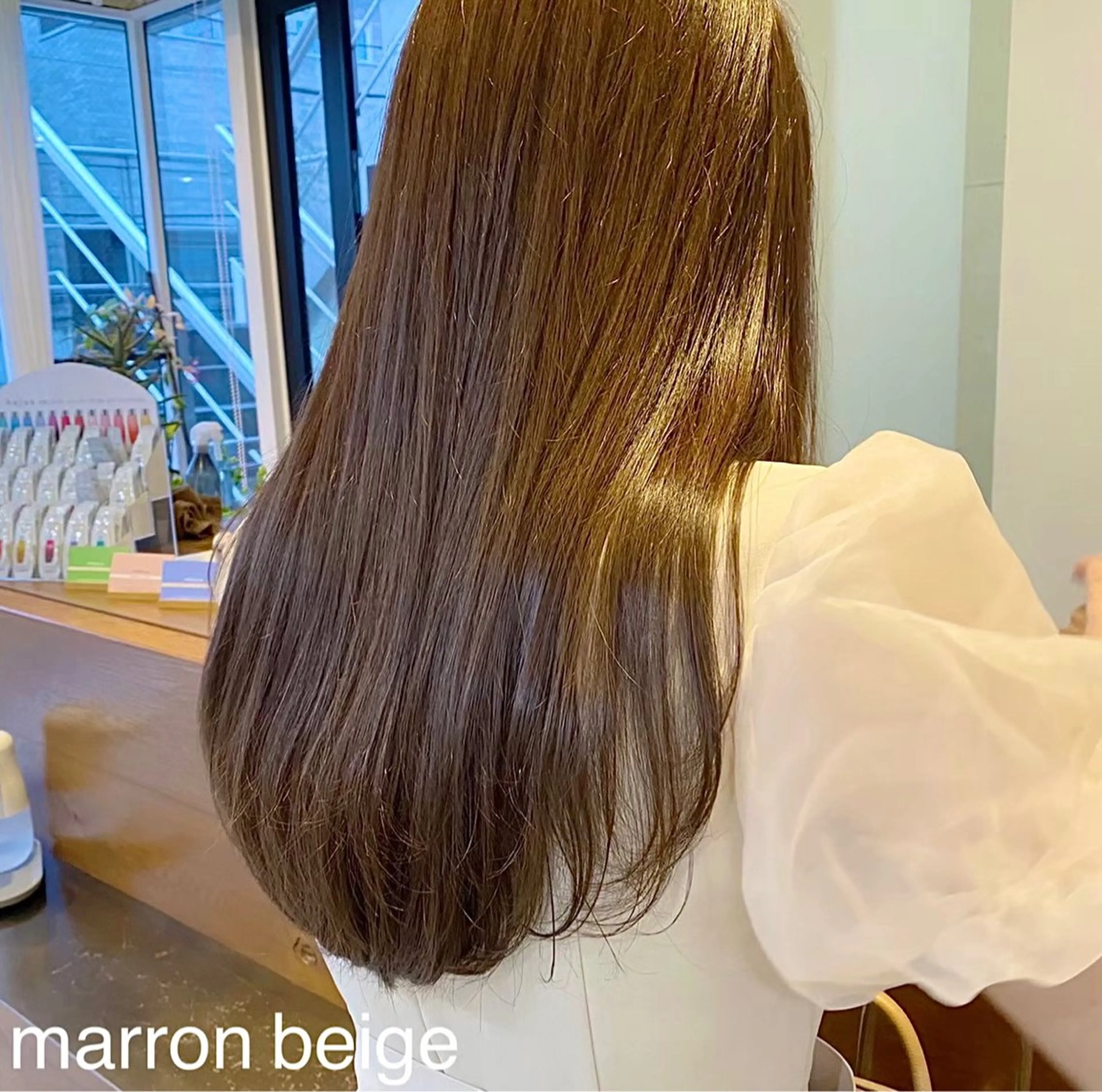 ロング 大島桃花 / 表参道 透明感カラーのヘアスタイル