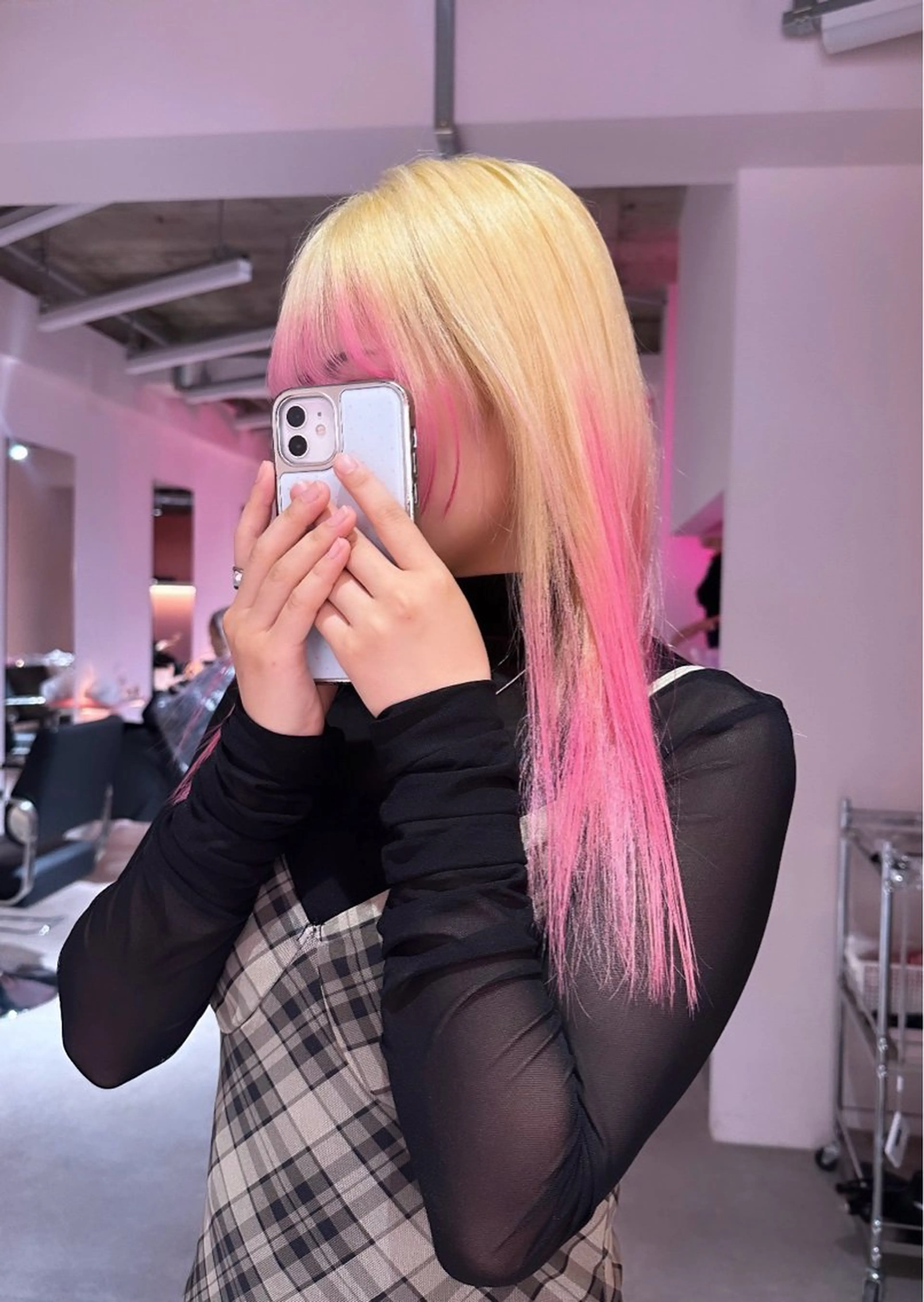 ロング ヘアカラー トリートメント ブリーチカラー /MAHIROのヘアスタイル