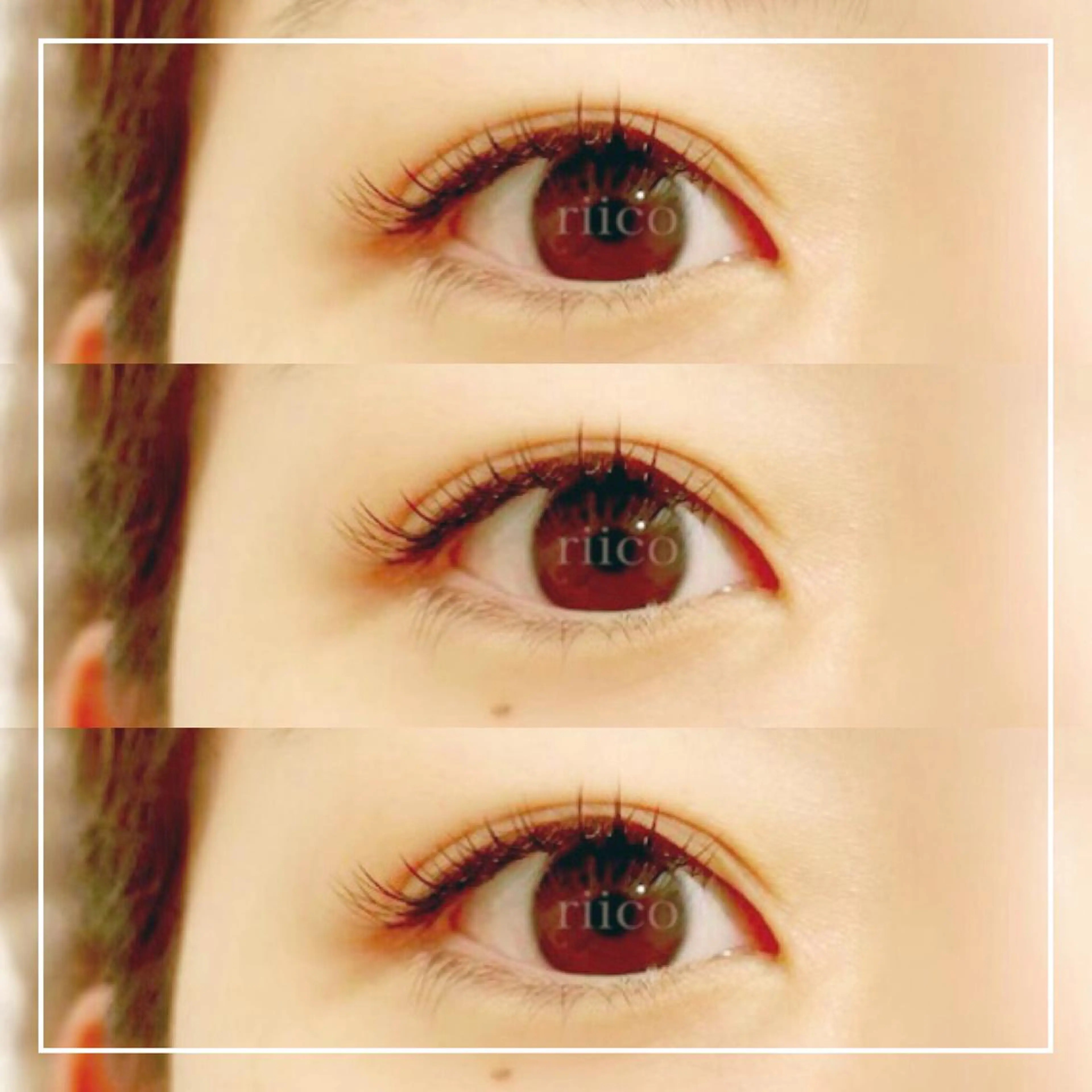 マツエク・マツパ KNACK eye lash RISAのマツエク・マツパデザイン