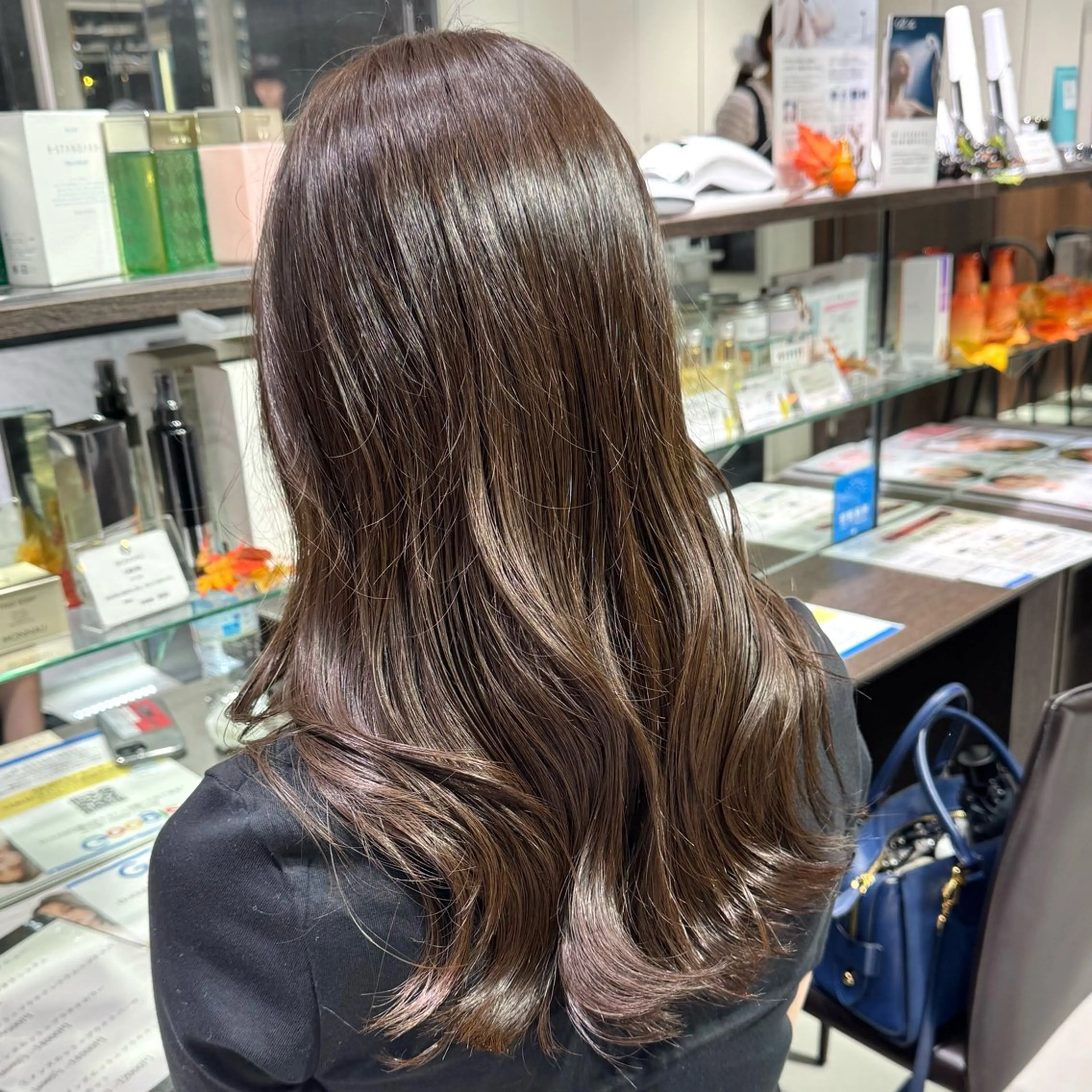 ロング カラー ヘアアレンジ ヘアカラー ブリーチなしカラー /新百合ヶ丘/安形翔のヘアスタイル