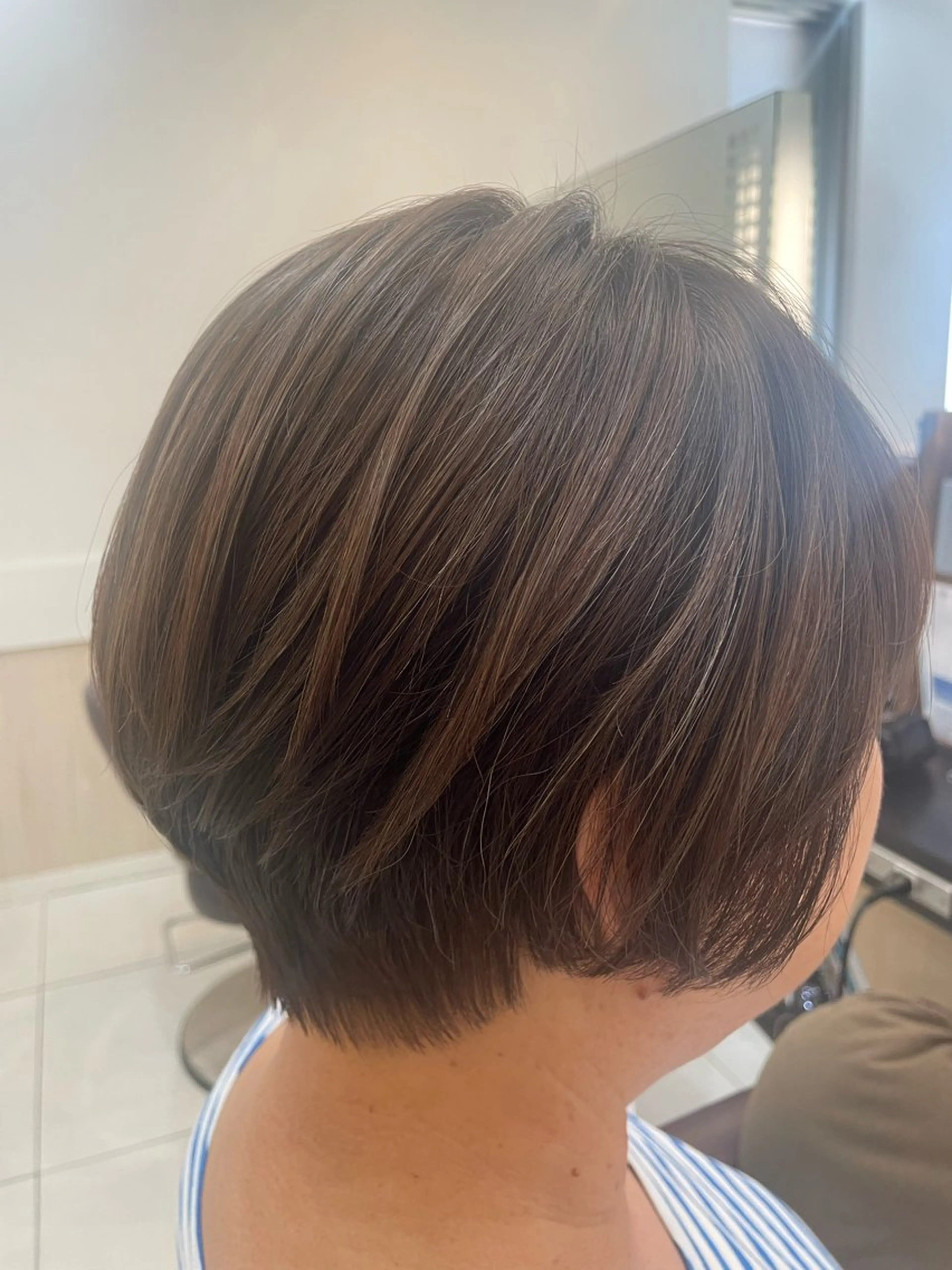 ショート カラー ヘアカラー トリートメント リリー /Men's/パーマのヘアスタイル