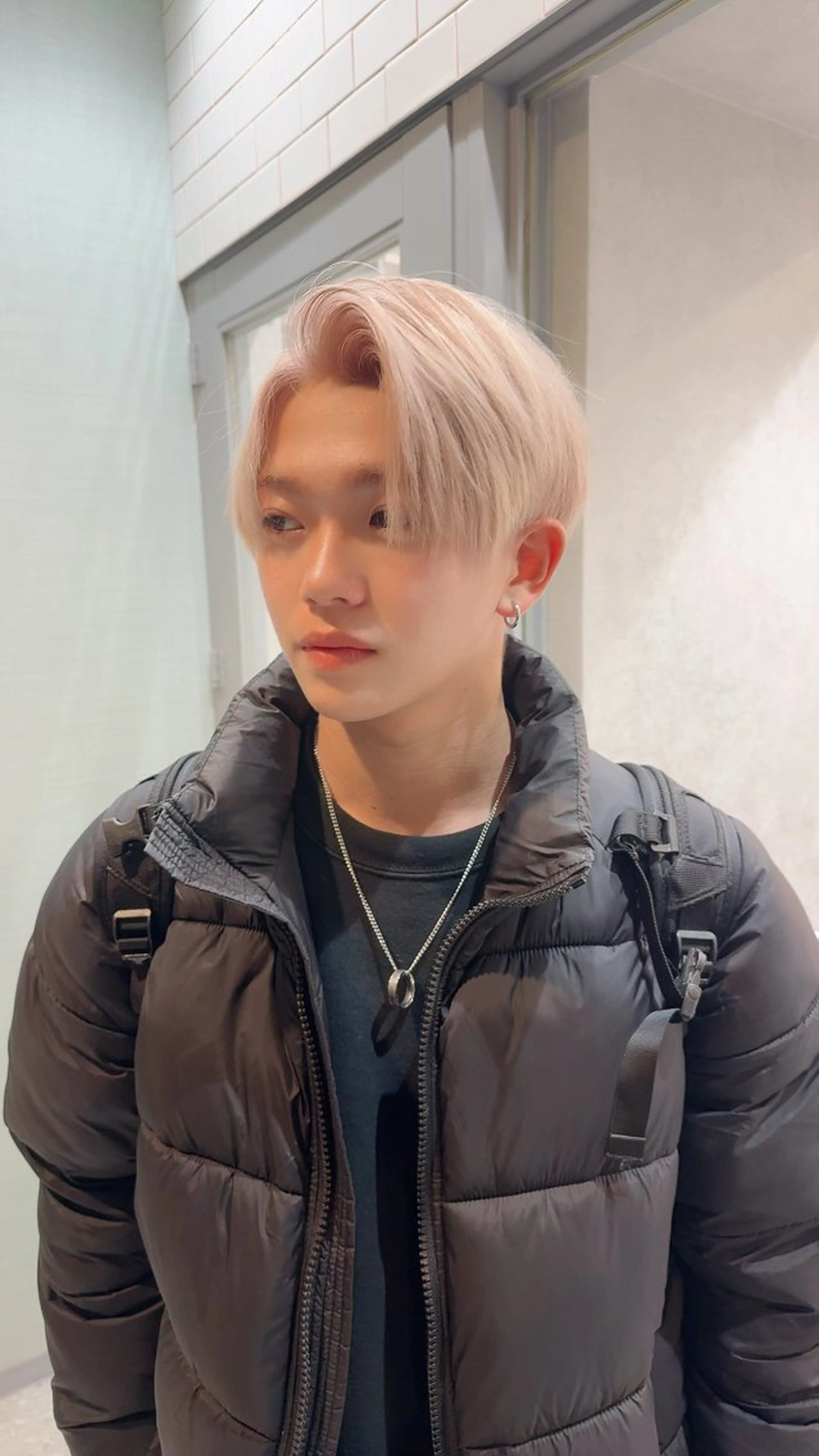 ミディアム カラー メンズ カット 縮毛矯正 トリートメント ARIA💎縮毛矯正 ブリーチ💎複雑履歴のヘアスタイル