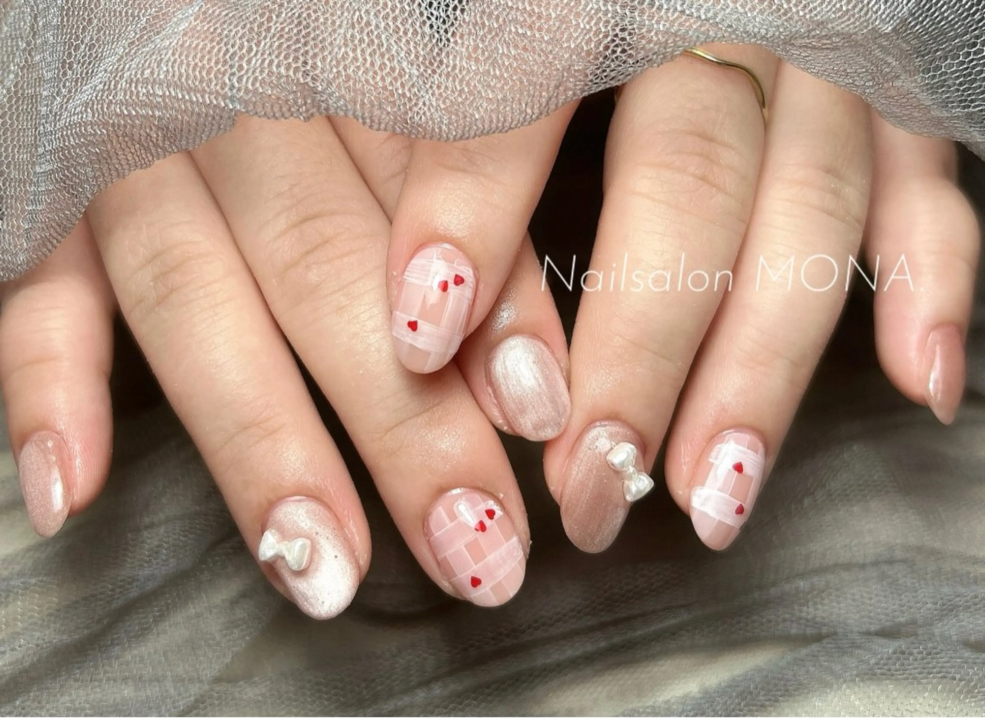 ネイル シンプルネイル ハンドネイル Nailsalon MONA.のネイルデザイン
