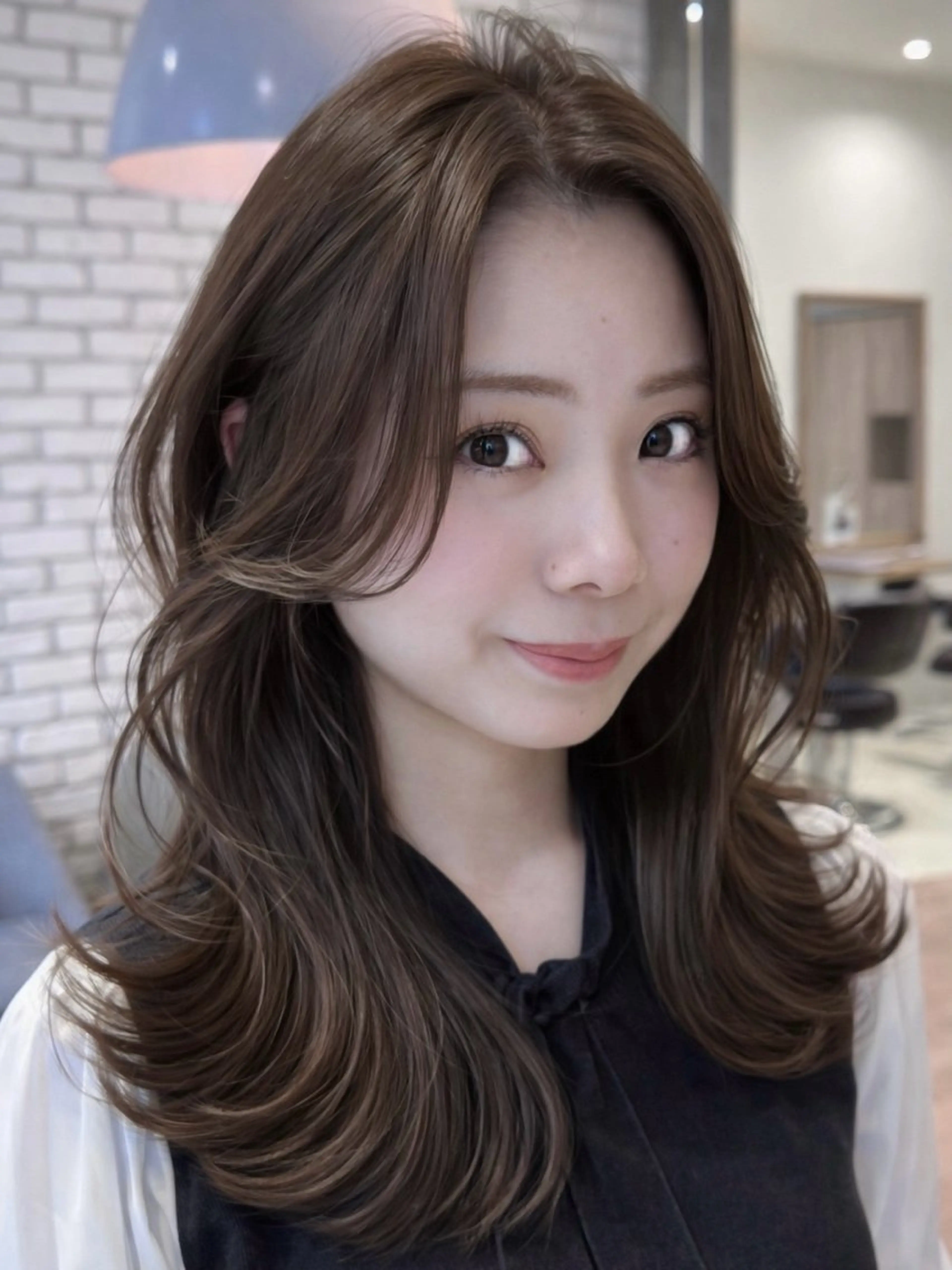 セミロング 映える顔まわり/前髪 特化 💗 ユキマのヘアスタイル