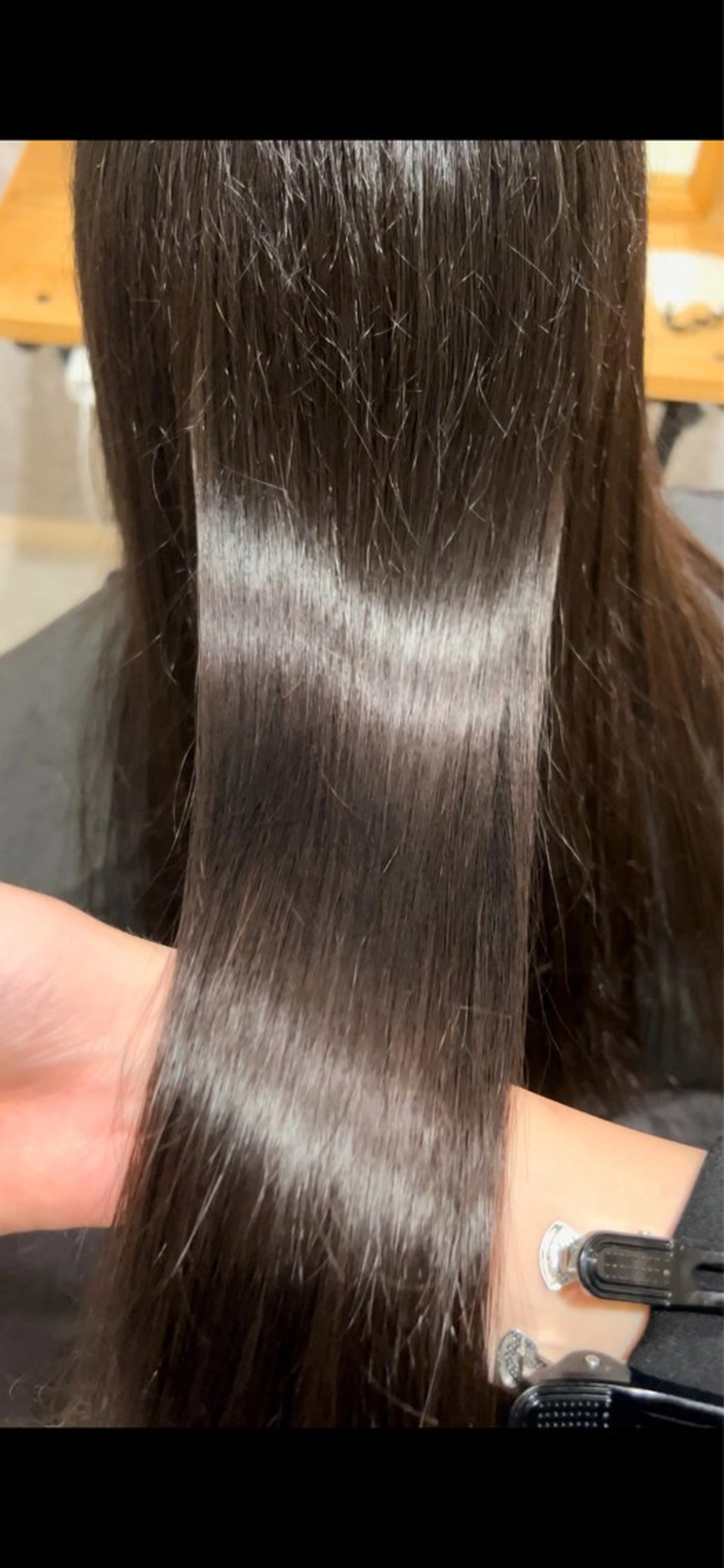 ロング カラー パーマ ヘアアレンジ 髪質改善 ♣️似合わせ 艶髪カラーYUUGAのヘアスタイル