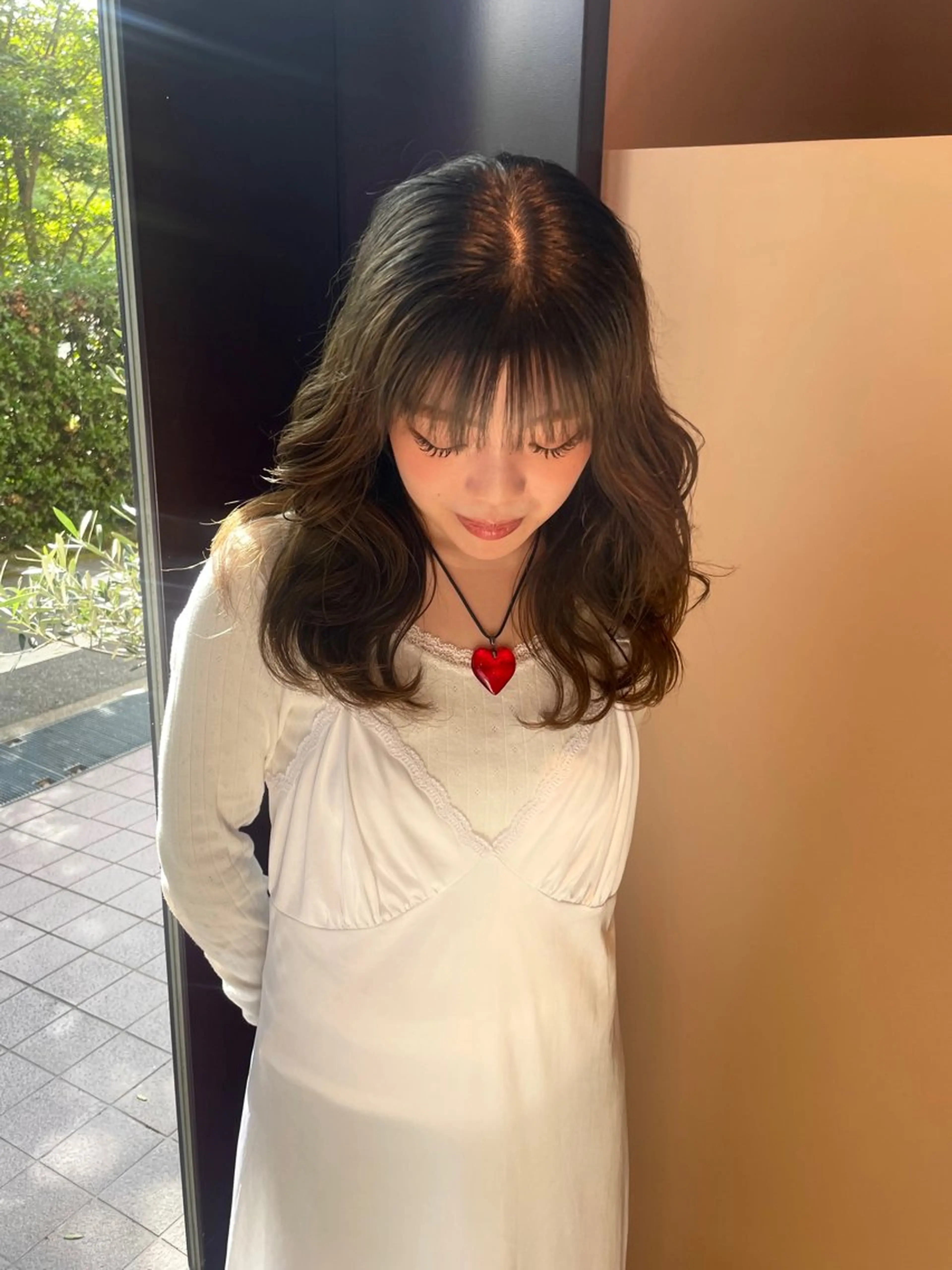 ミディアム カット ヘアカラー トリートメント メンズモデル募集中 YOKE reinaのヘアスタイル