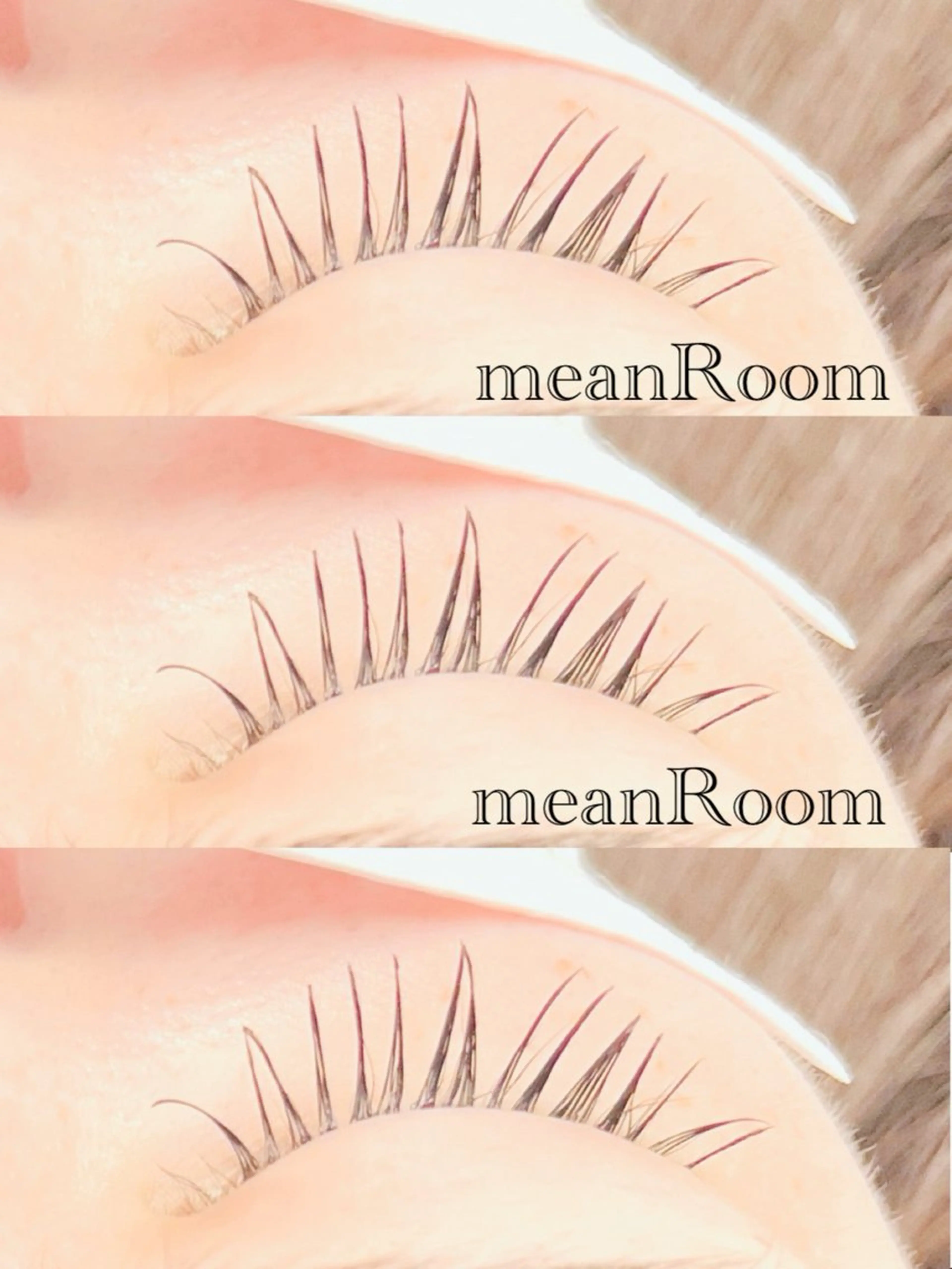 マツエク・マツパ mean Roomのマツエク・マツパデザイン