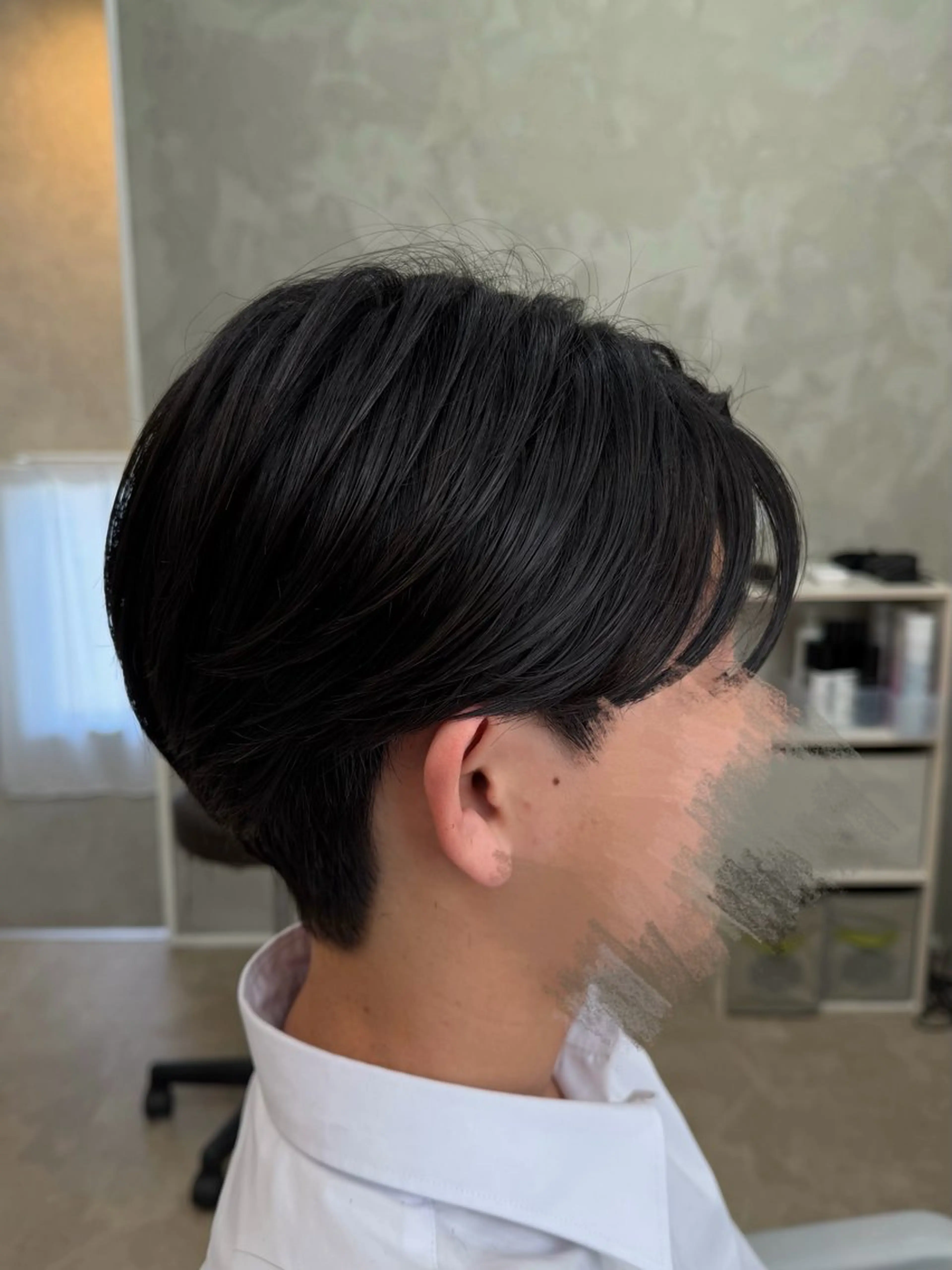 メンズ ニュアンスパーマ🌀 毛流れ🩶イザベラのヘアスタイル