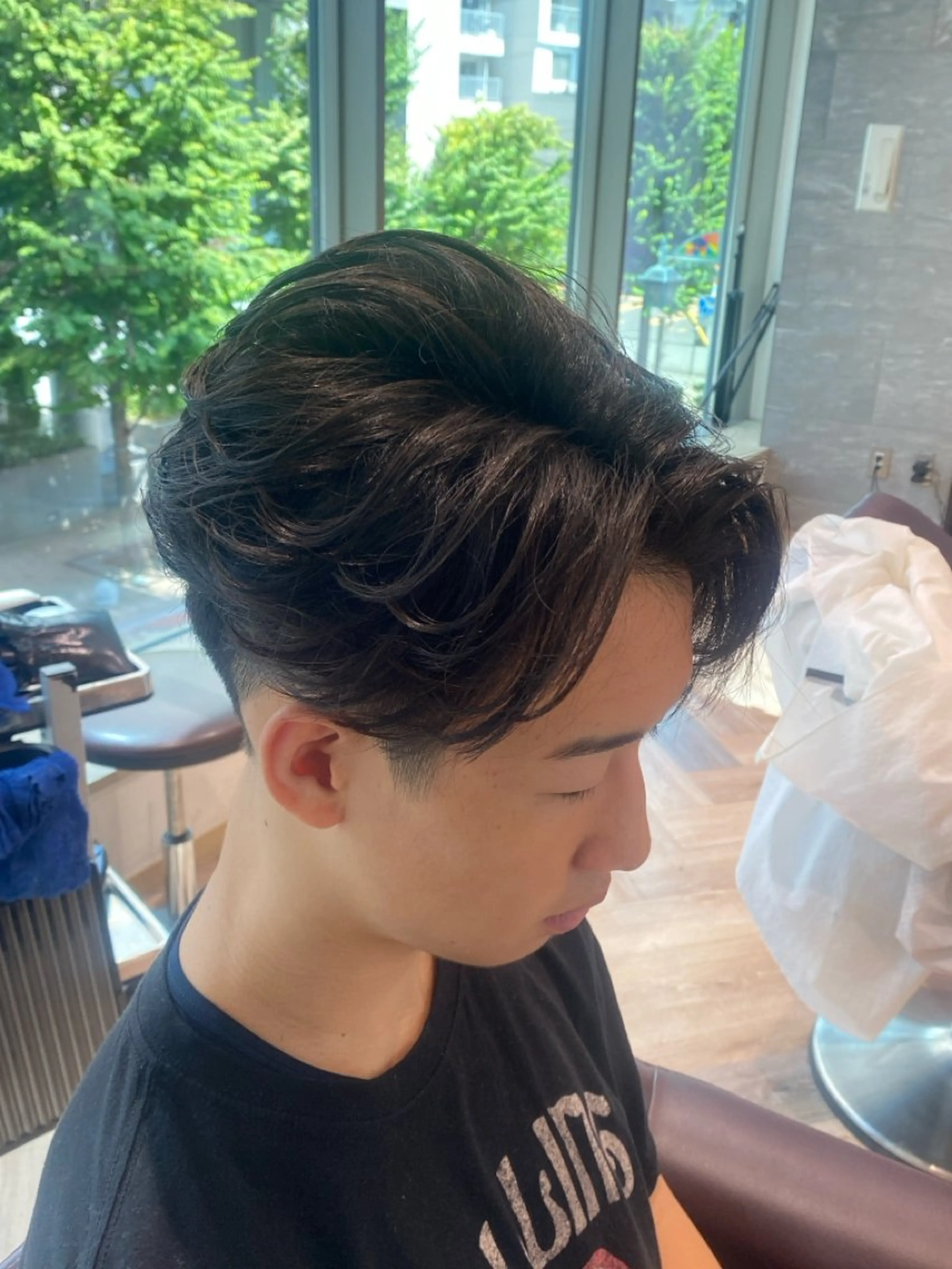 メンズ メンズ特化/フェザー /パーマ/伊勢元のヘアスタイル