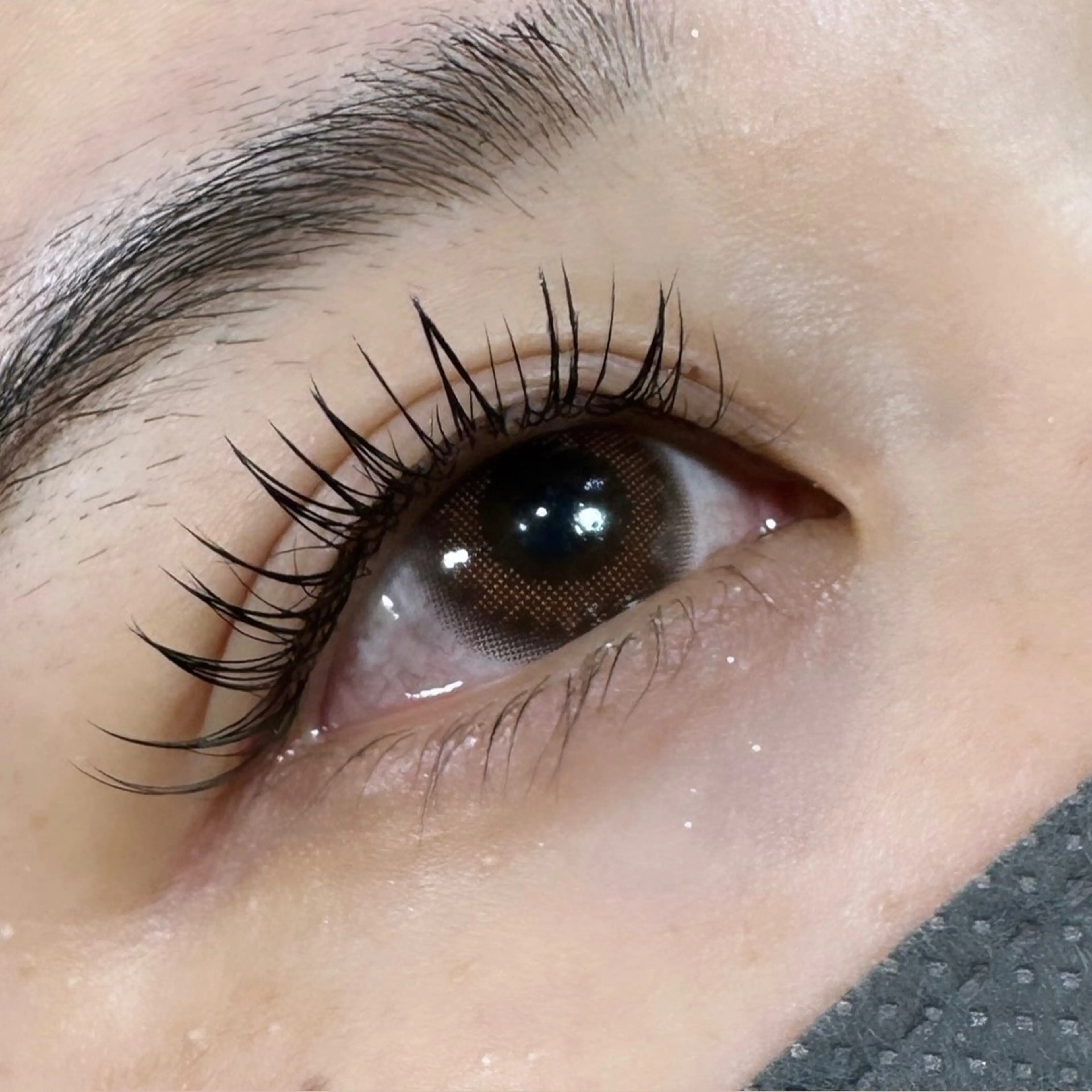 マツエク・マツパ Cカール フラットラッシュ ナチュラル マツエク 川畑🌻 アンジェリカ錦糸町のマツエク・マツパデザイン