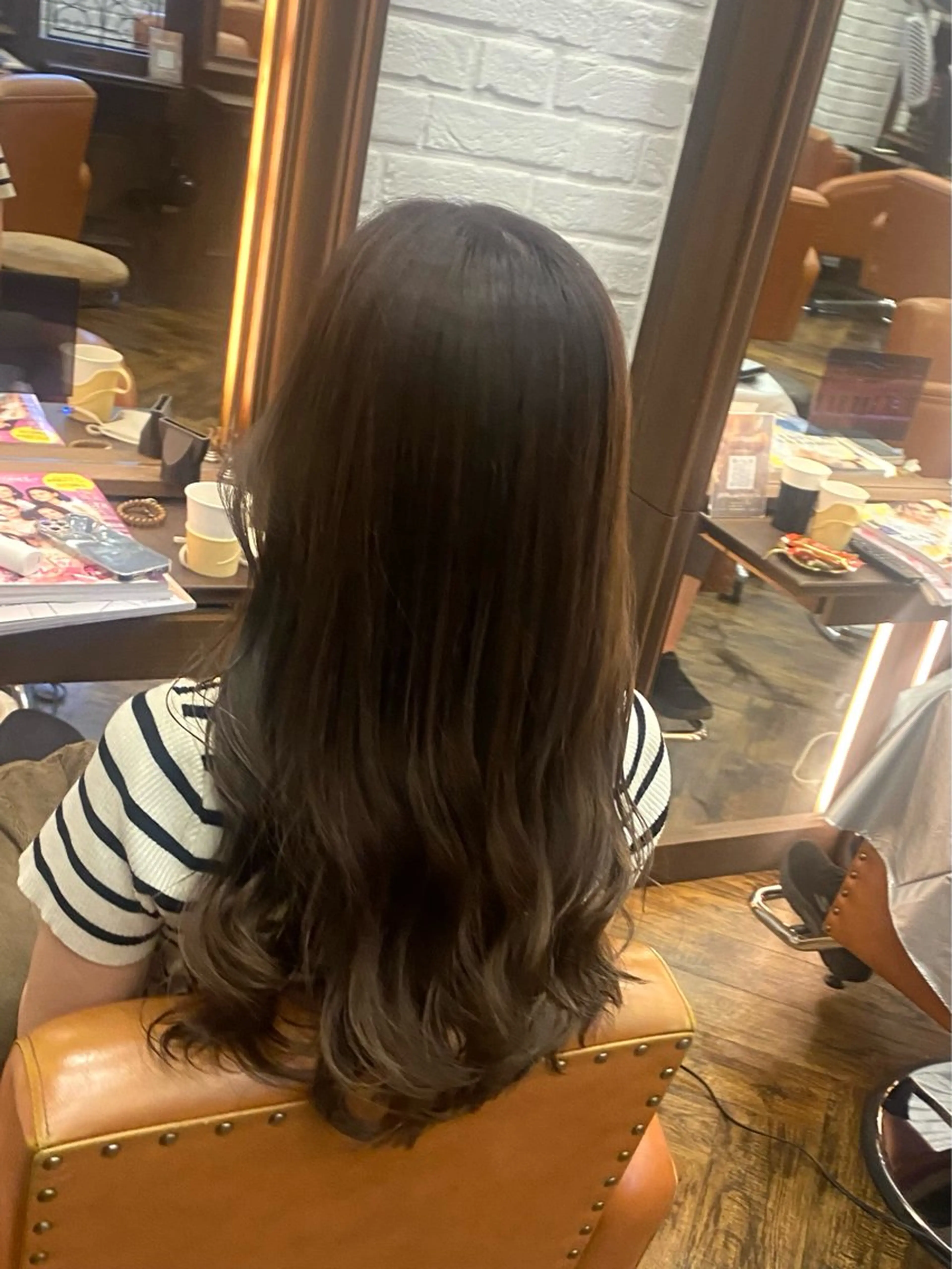 ロング カラー 久次米 智人のヘアスタイル