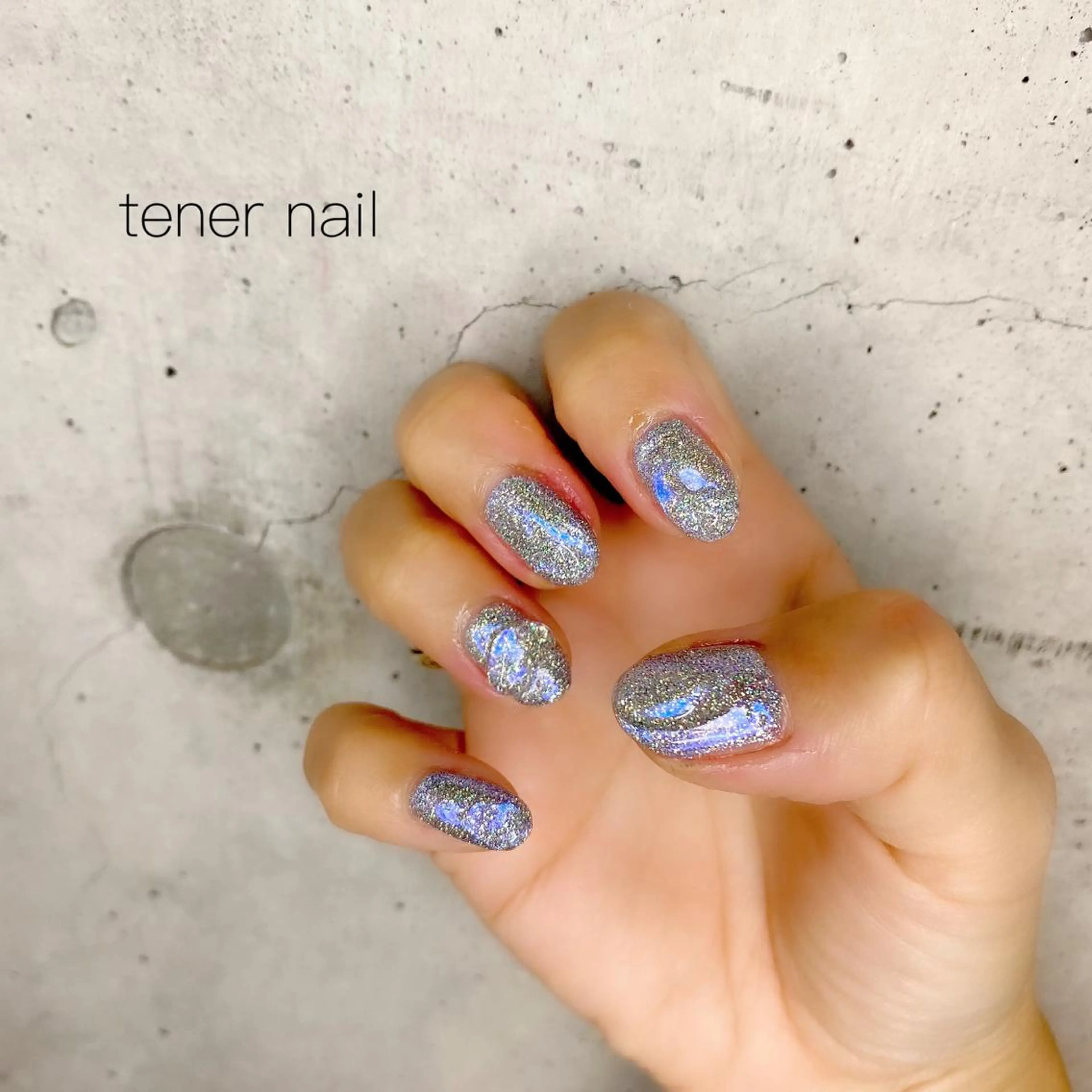 ネイル フラッシュネイル ラメ(グリッター) テネルネイル tener nailのネイルデザイン