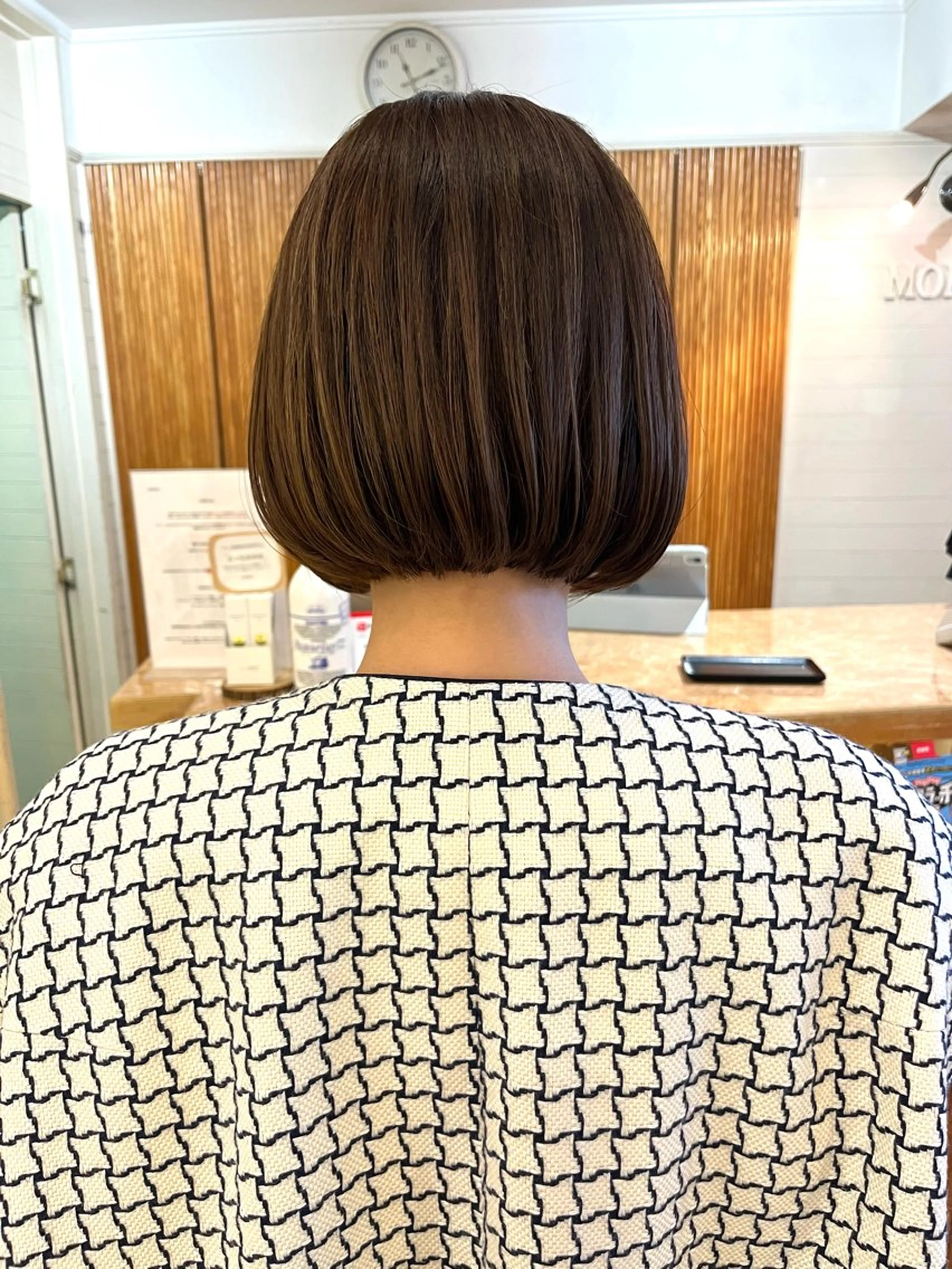 ショート ボブ ハイライト ボブ/透明感カラー /大宮/たぐち🥣のヘアスタイル