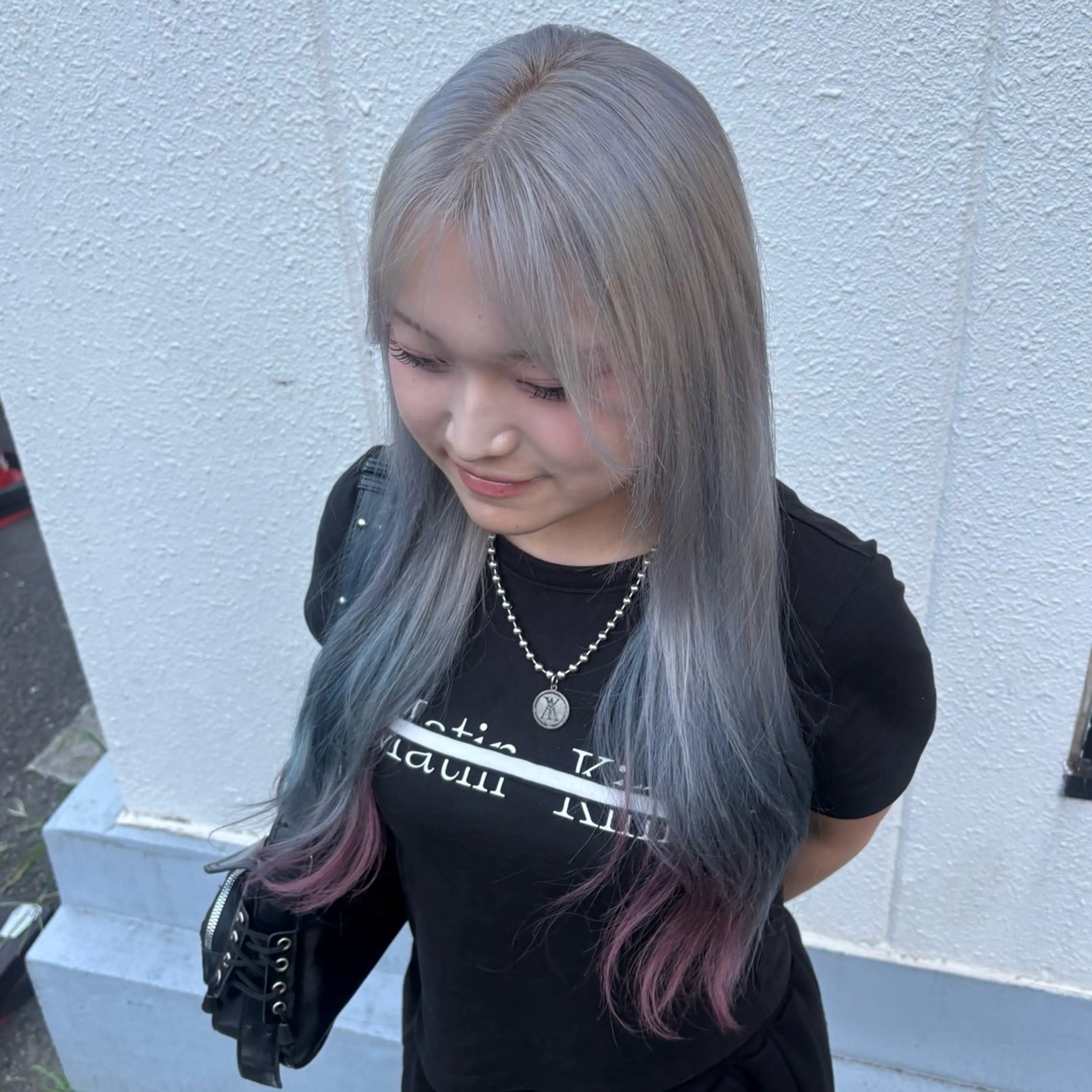 ロング ヘアカラー 🎀ハイトーン/ 艶カラー/夕月🎀のヘアスタイル