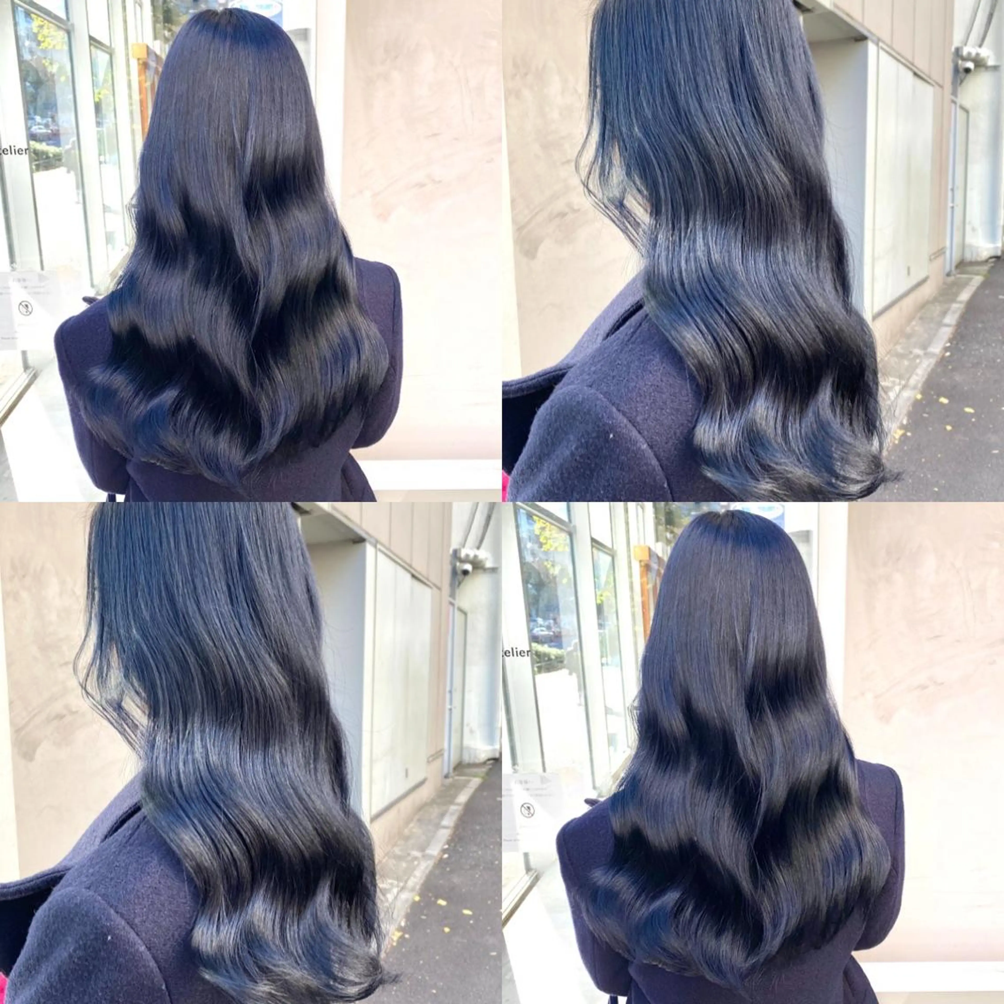 ロング カラー ヘアアレンジ メンズ 🦋重くない暗髪🦋 Hana🦋のヘアスタイル